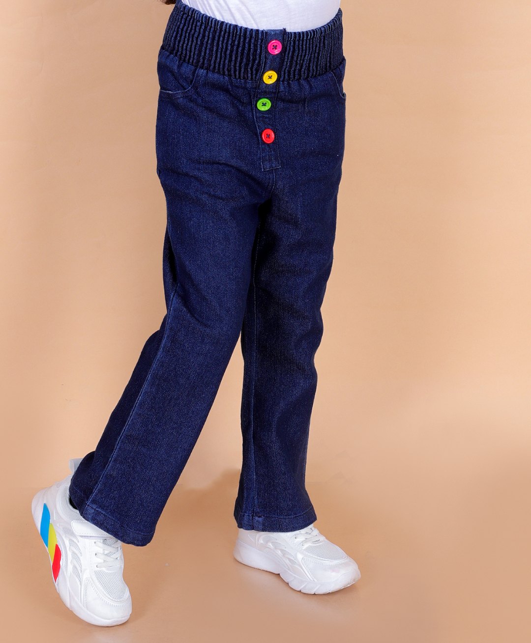 Superminis Solid Stretchable Denim Jeans - Navy Blue-picture-14