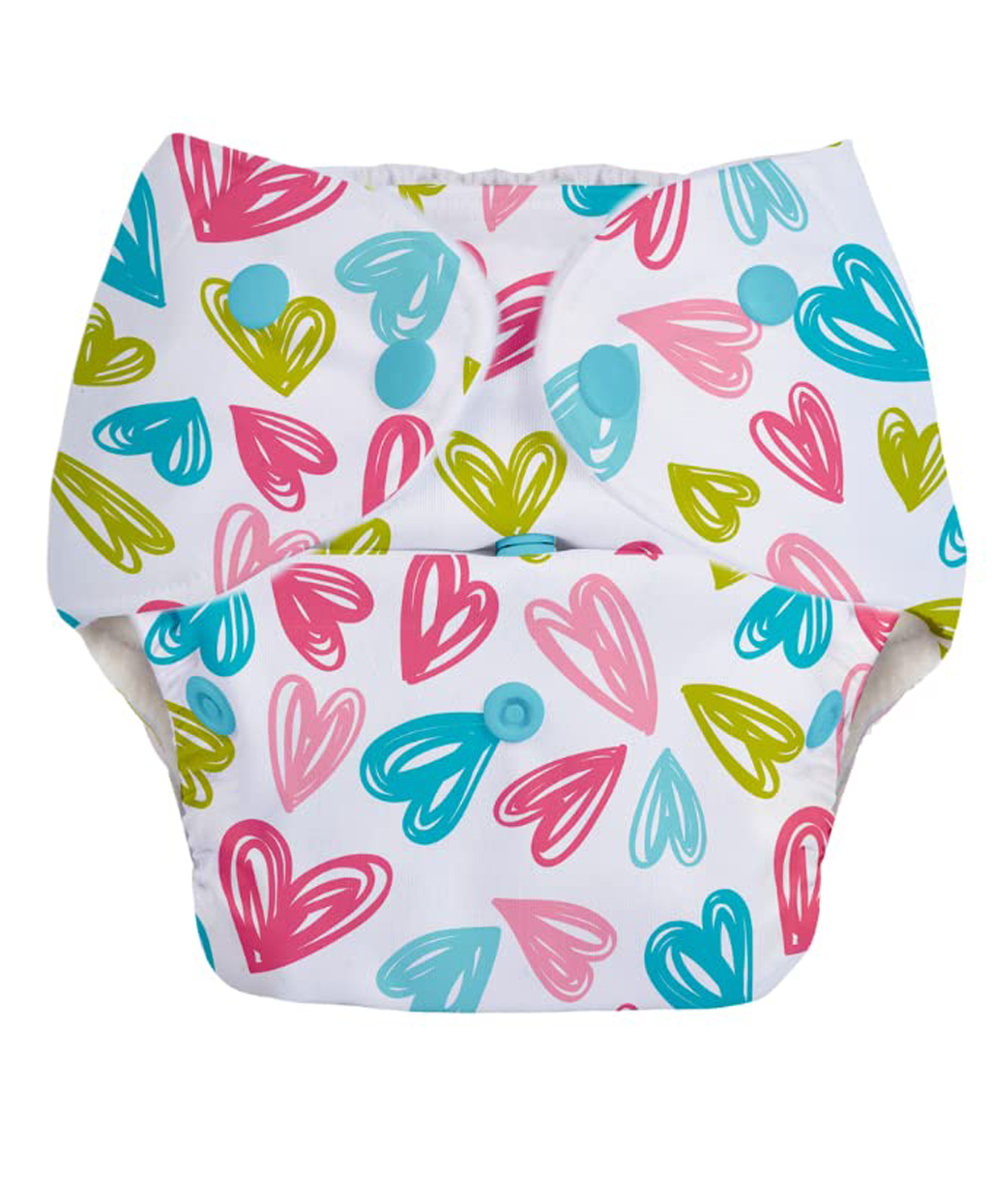 SuperBottoms BASIC Reusable Cloth Diaper for babies Freesize Adjustable, Washable and Reusable Hearts-picture-34