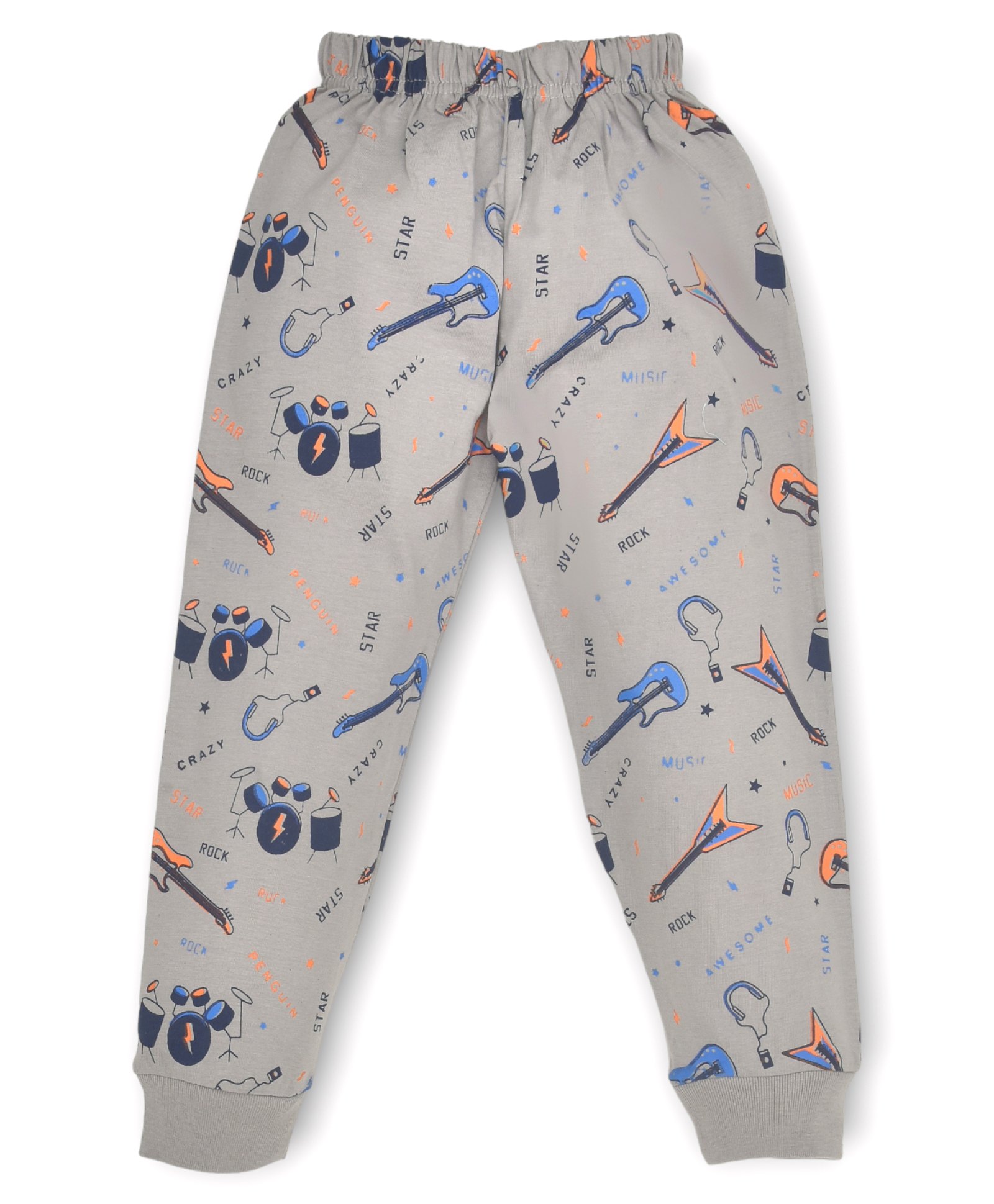 hrit Kiwi Musical Instruments Printed Pant - Grey-picture-11