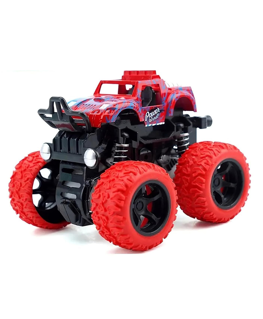 OPINA Mini Monster Friction Stunt Car Pack of 1- (Color May Vary)-picture-6