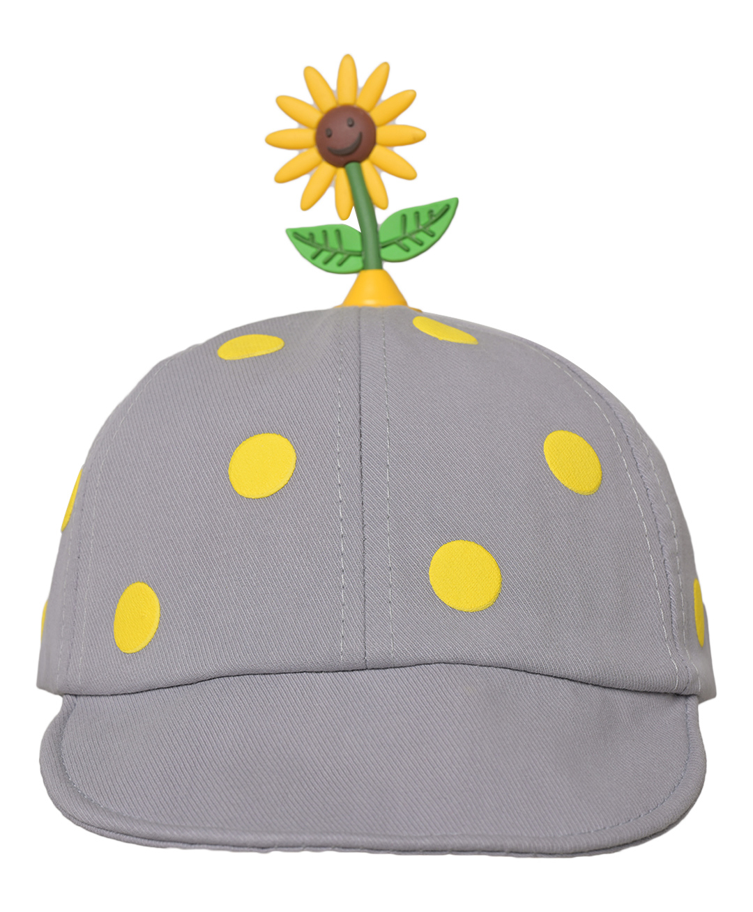 Kid-O-World Sunflower Applique  Detailed Cap - Grey-image-32