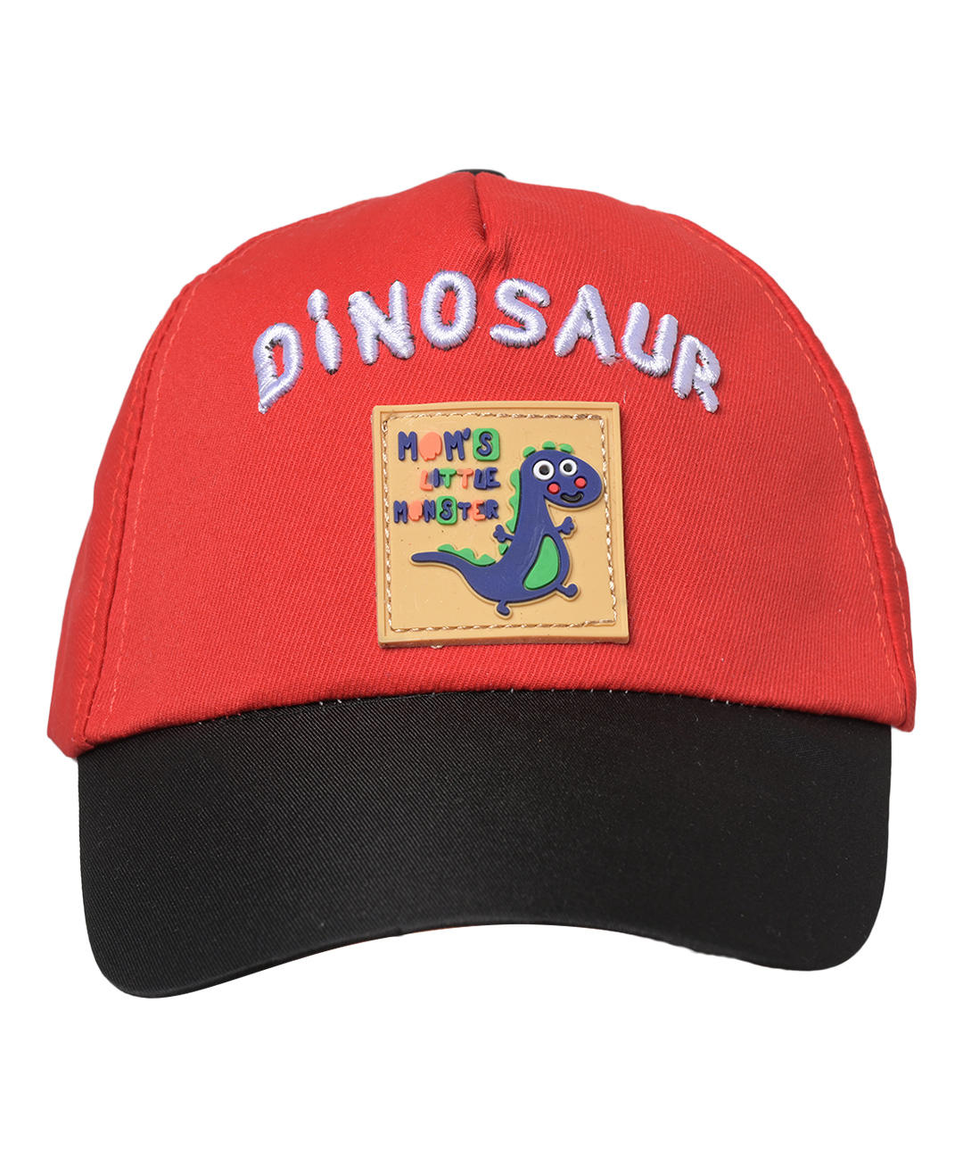 Kid-O-World Dinosaur Text Embroidered Cap - Red-picture-19
