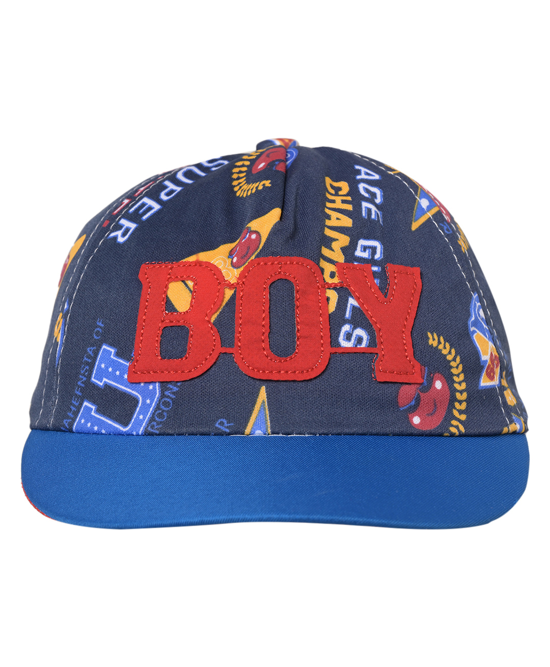 Kid-O-World Boy Patch Detailed Cap -  Dark Blue-image-39