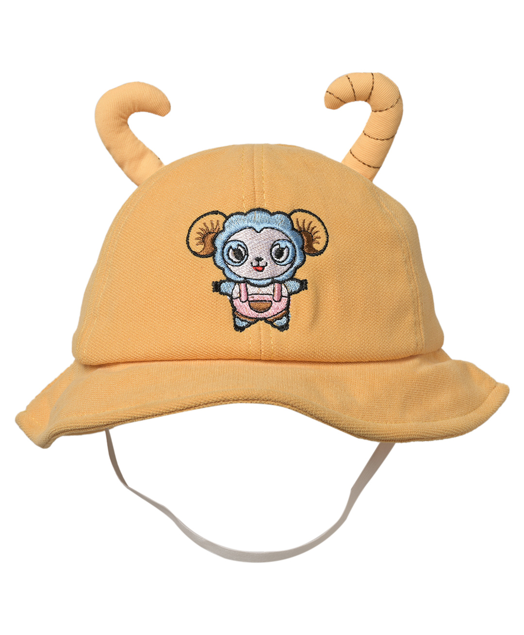 Kid-O-World Sheep Embroidered Cap -  Yellow-image-12