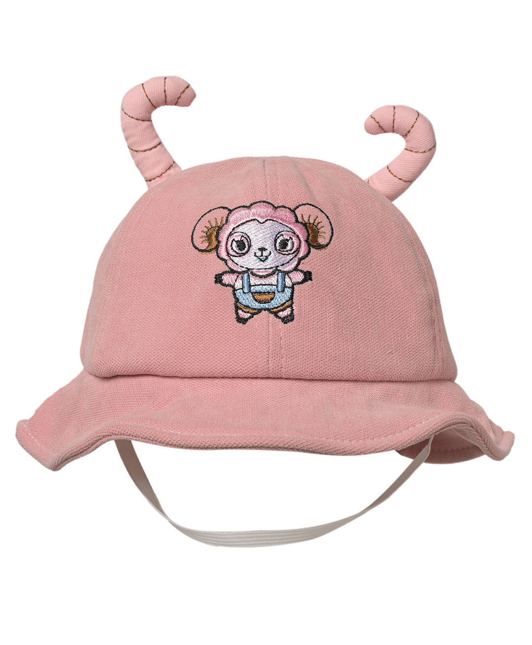 Kid-O-World Sheep Embroidered Cap -  Pink-image-1