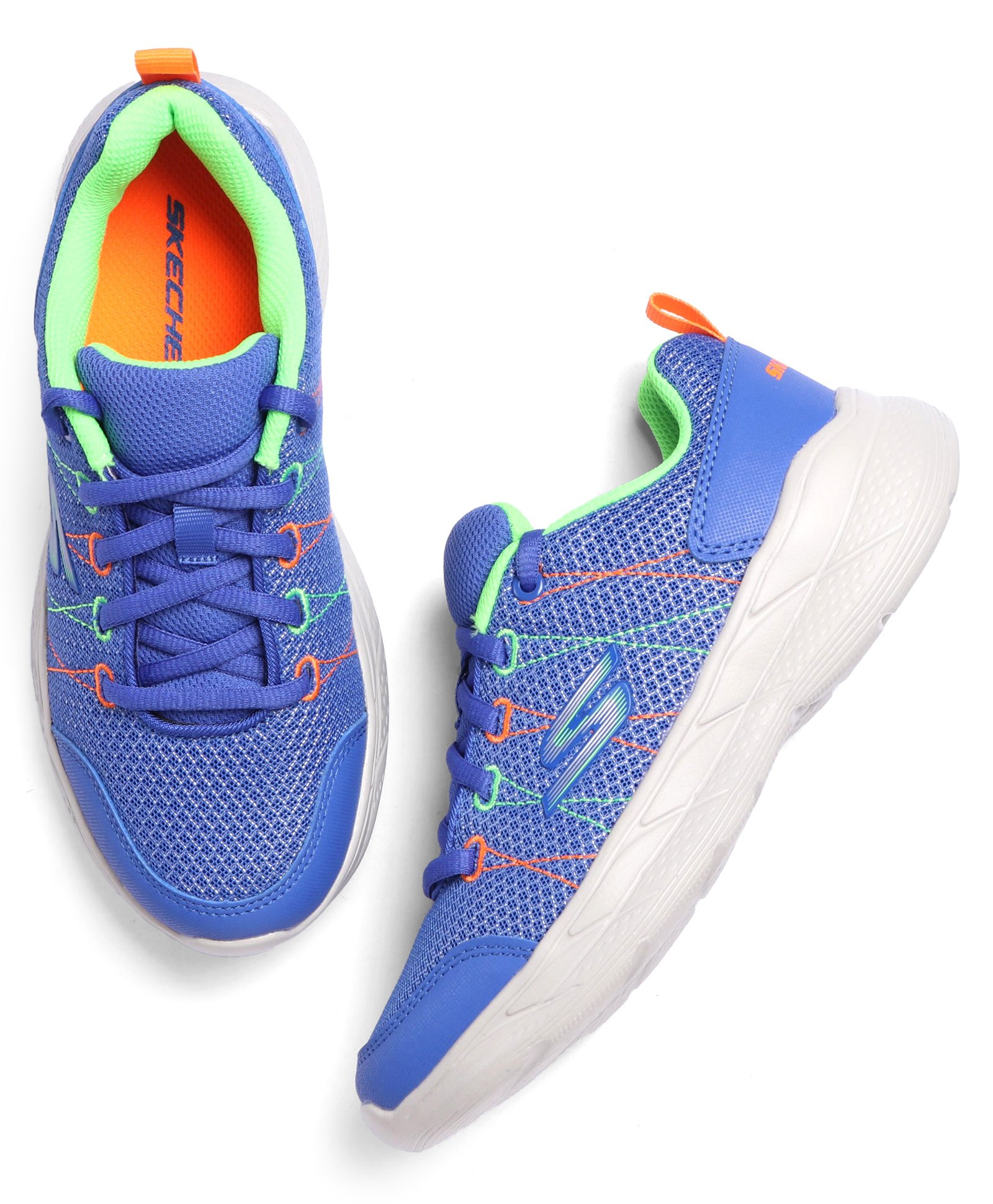 Skechers Snap Sprints 2 0 Vargon Laced Up Shoes - Blue-picture-27