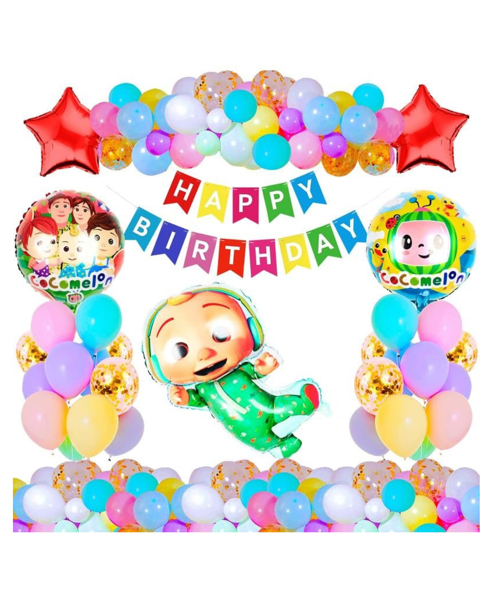 Puchku Happy Birthday Decoration Little Kids Coco Theme Combo Kit Item-image-34