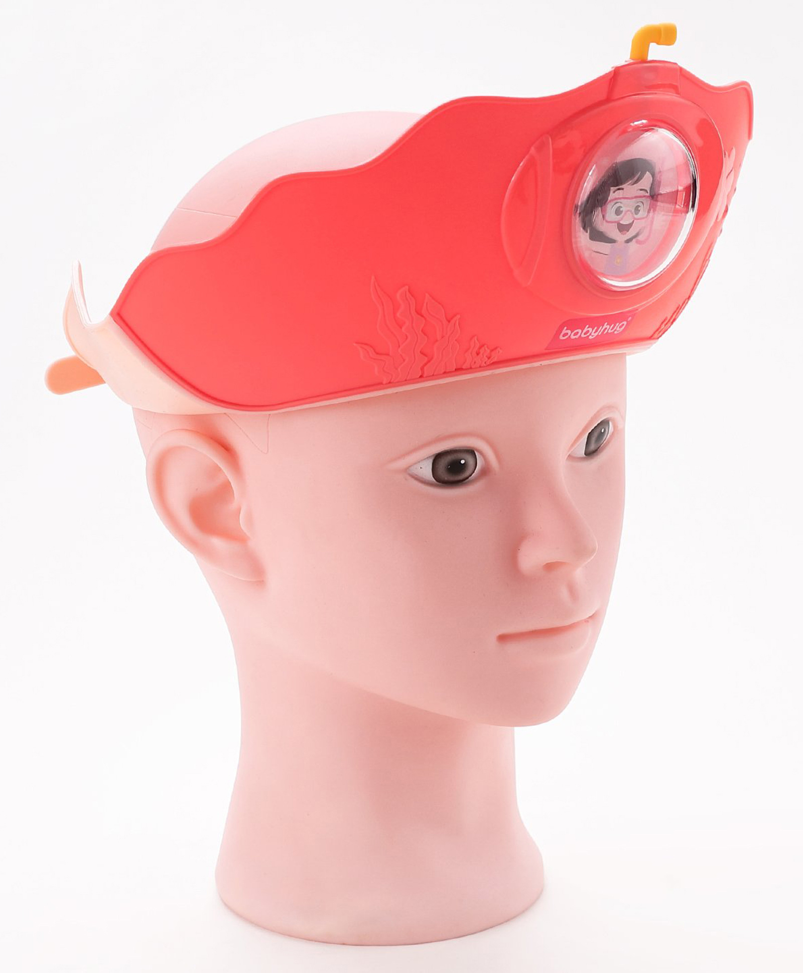 Babyhug Adjustable Shower Caps with Buckle  - Red-picture-22