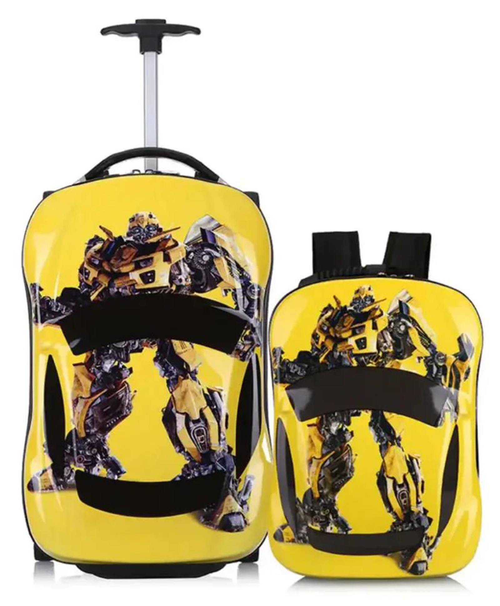 Navrangi Kid's Travel Suitcase Car-Shaped Trolley Bag with Wheels - 17 Inches luggage & 13 Inches Backpack-picture-20