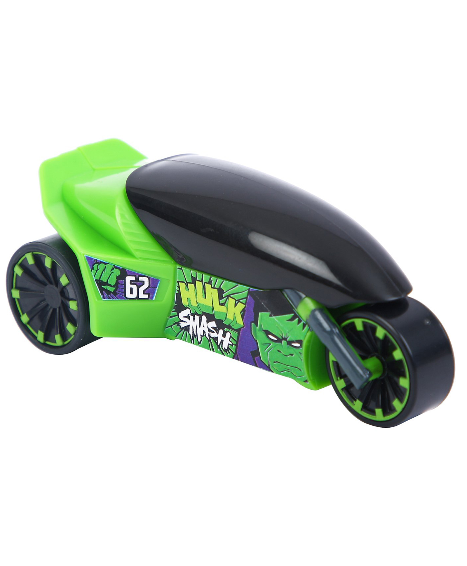 Marvel Pull Back Mightiest Rider Bike Hulk - Green-picture-24