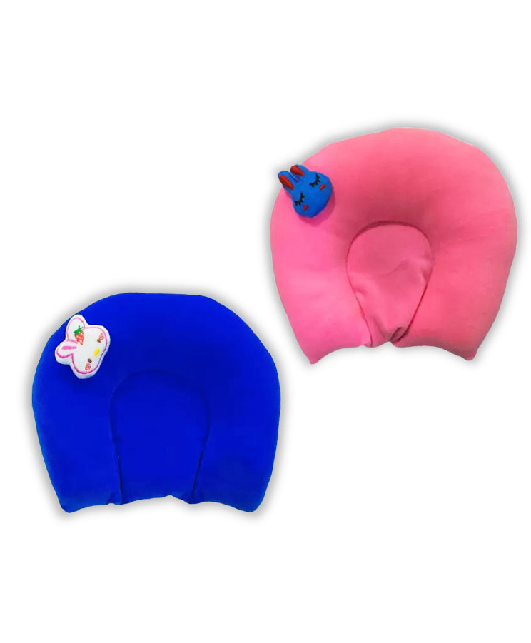 Chinmay Kids Mustard Seeds Toons & Characters Baby Pillow Pack of 2  (Blue & Pink)-image-11