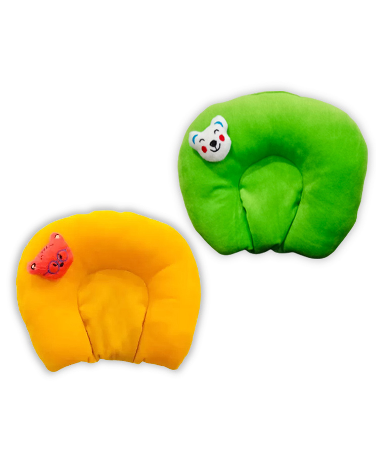 Chinmay Kids Mustard Seeds Toons & Characters Baby Pillow Pack of 2  (Yellow & Green)-image-13