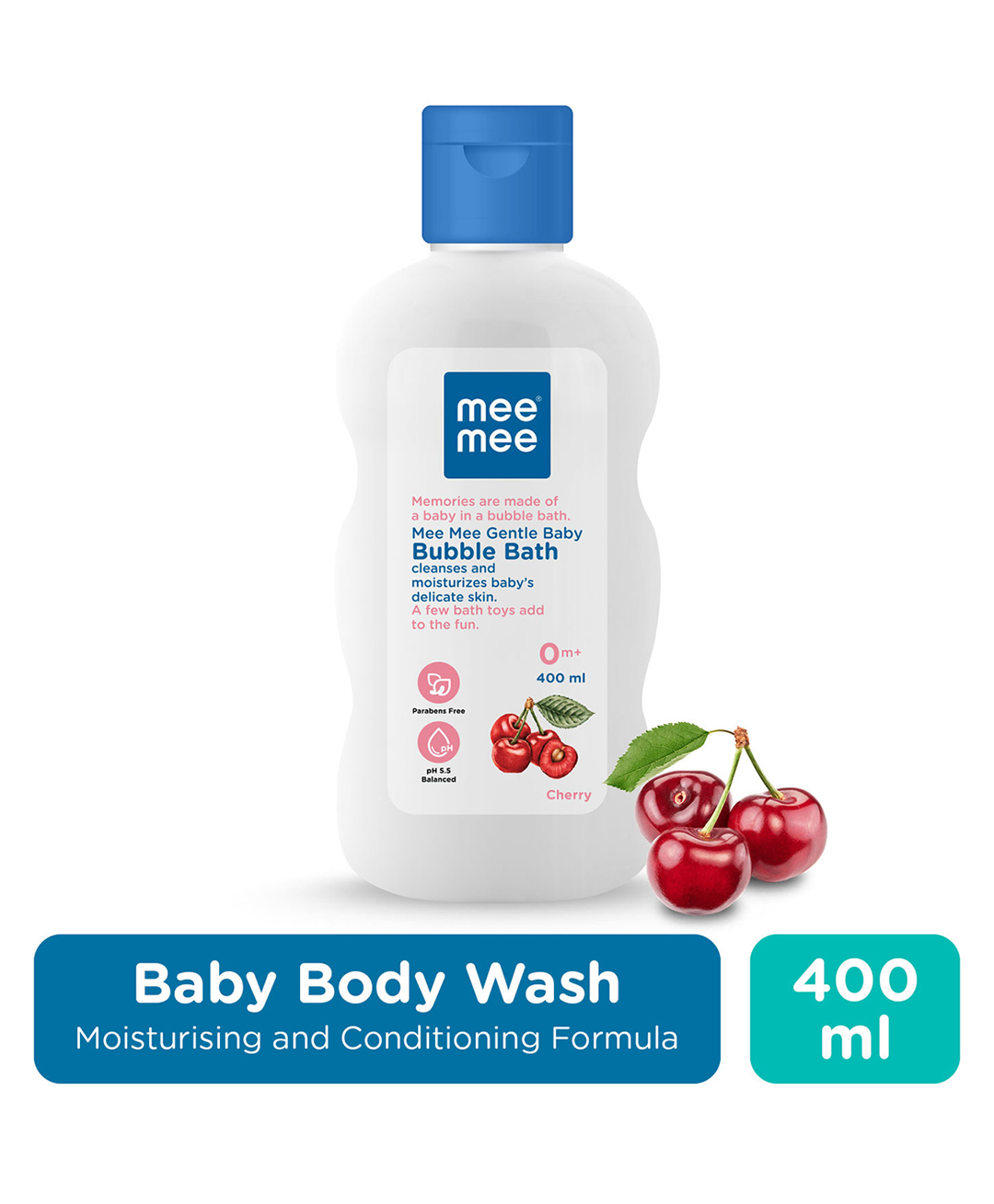 Mee Mee Gentle Baby Bubble Bath Cherry - 400 ml-picture-14