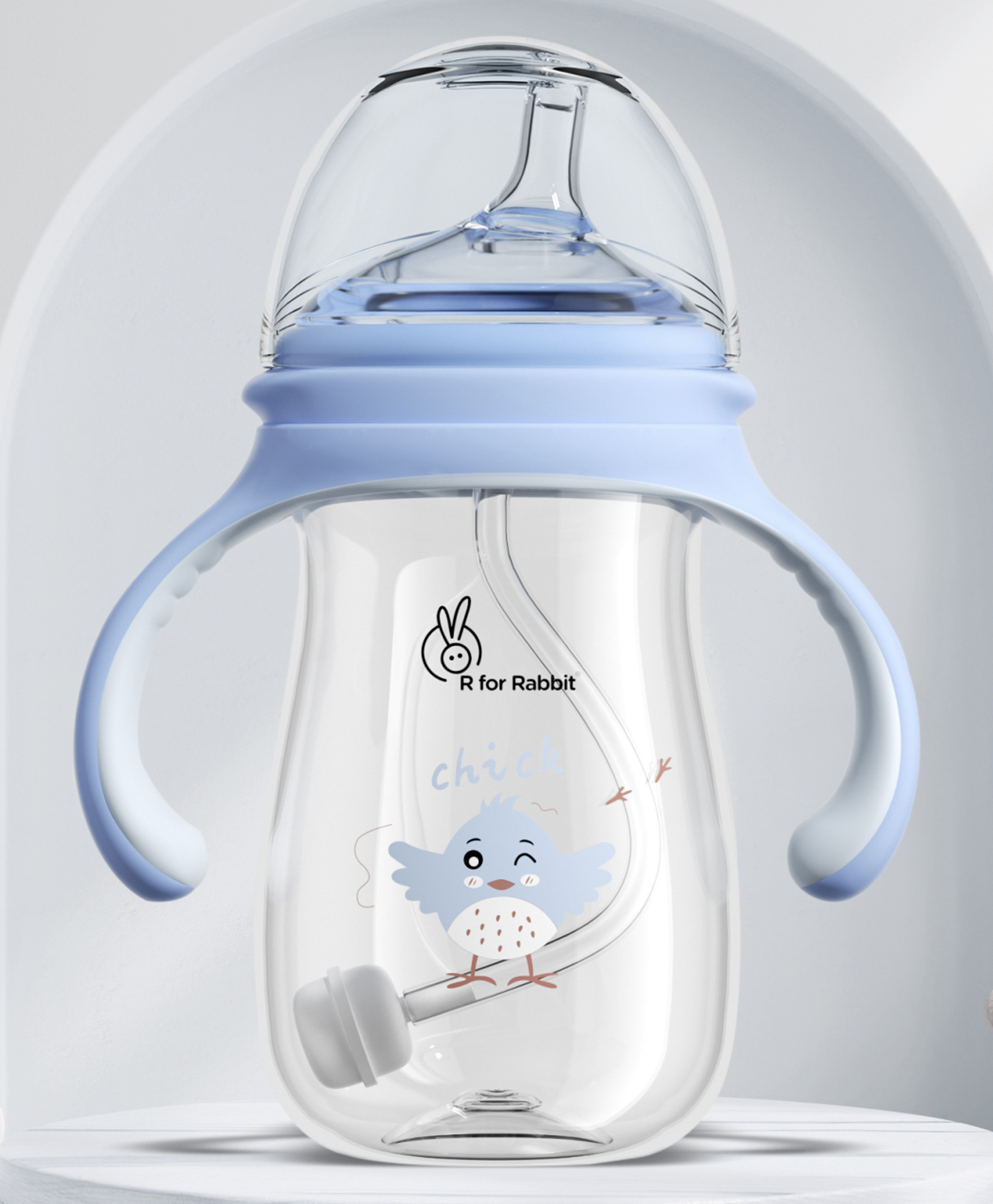 R for Rabbit Tritan Tweet Spout Cup Blue - 240 ml