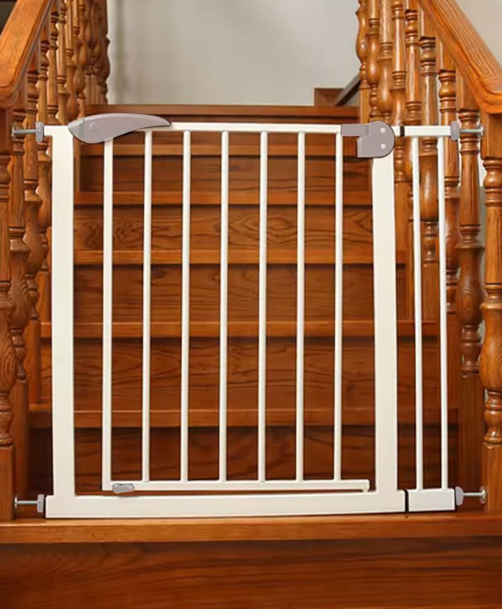Safe-O-Kid Pure Metal Auto-Close Safety Gate (75-115 cm)-Grey-picture-21