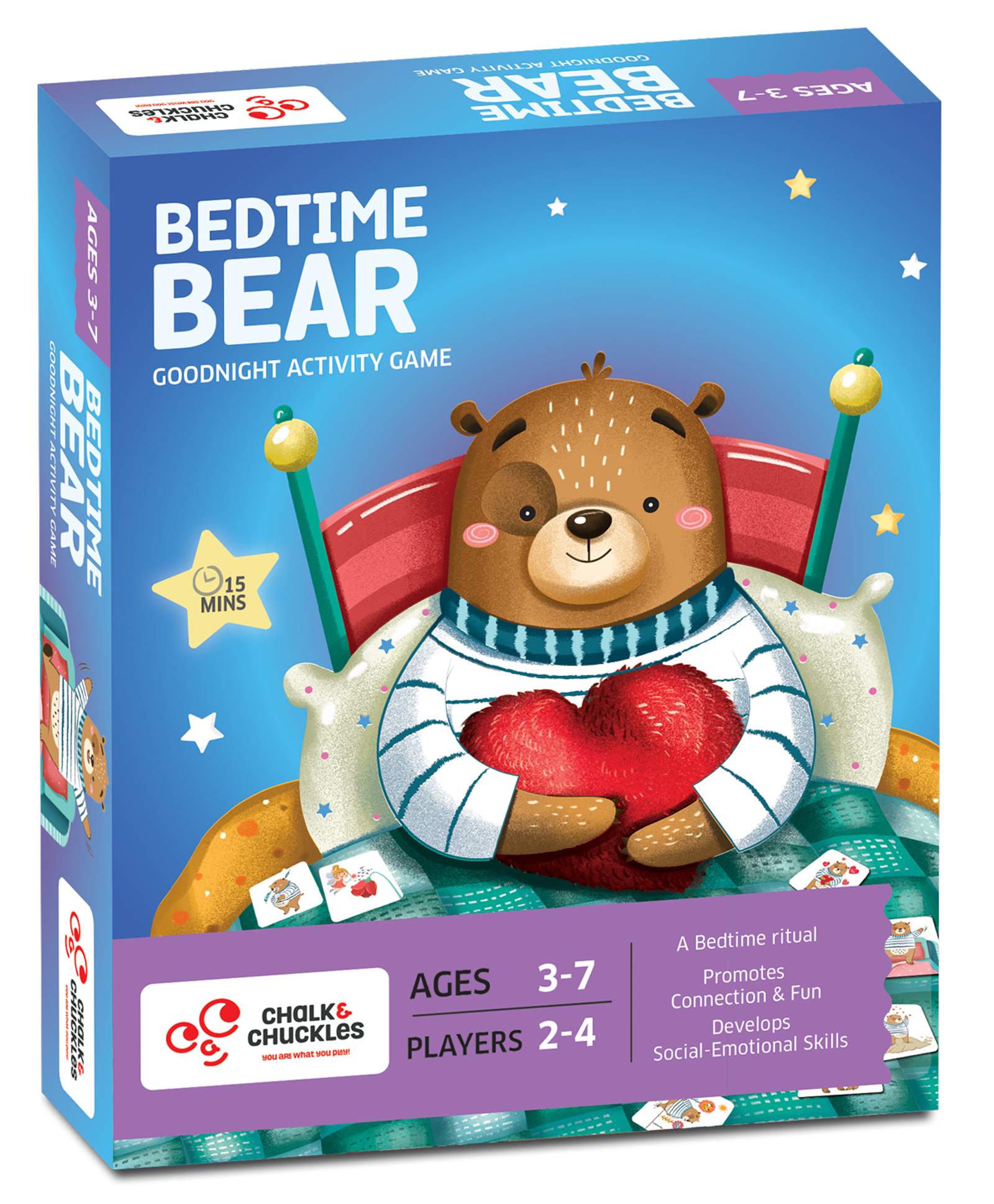 Chalk and Chuckles Bedtime Bear Super Fun Bedtime Activity 23 cards-image-44