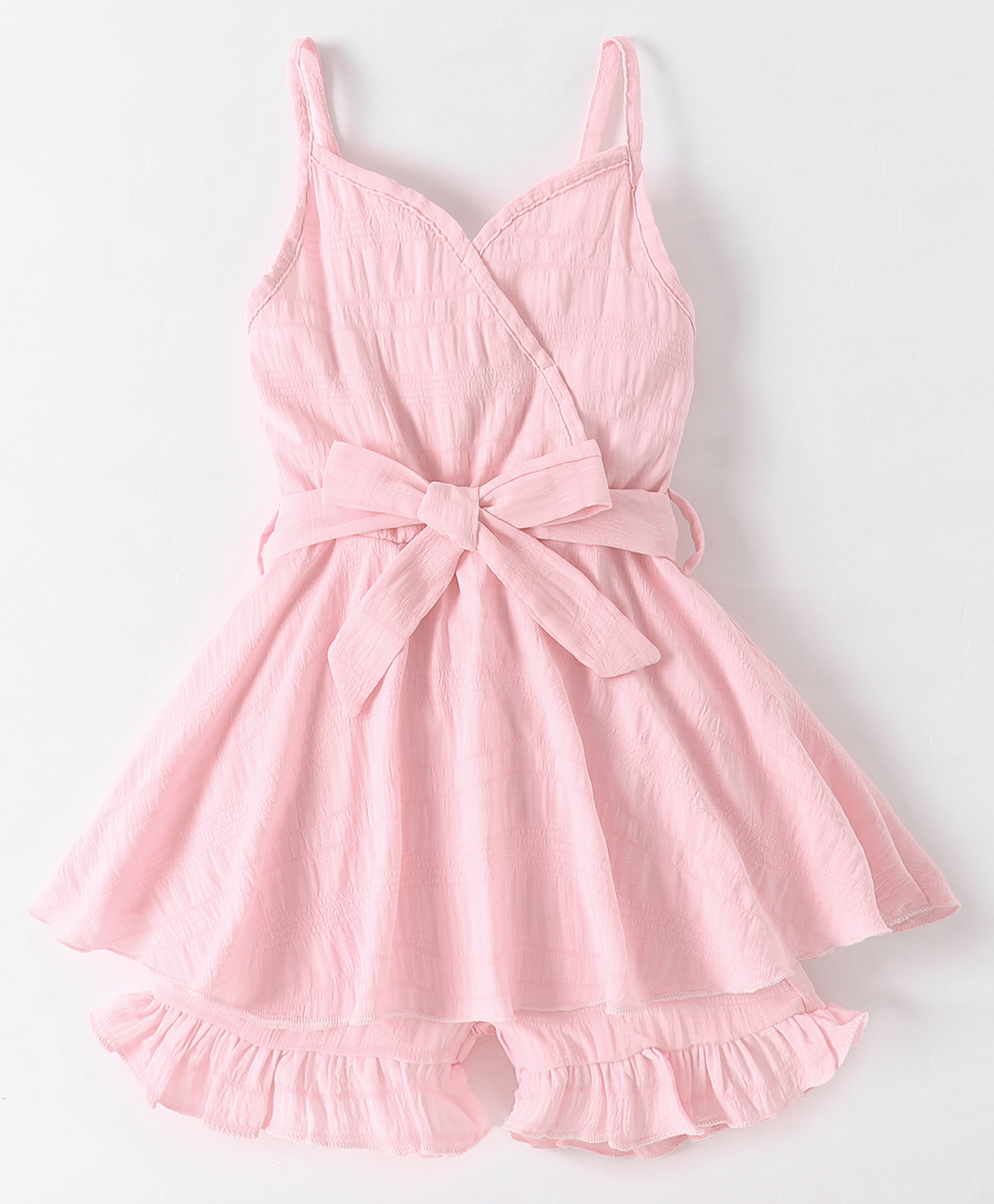 Kookie Kids Sleeveless Frock Style Jumpsuit - Pink-picture-15