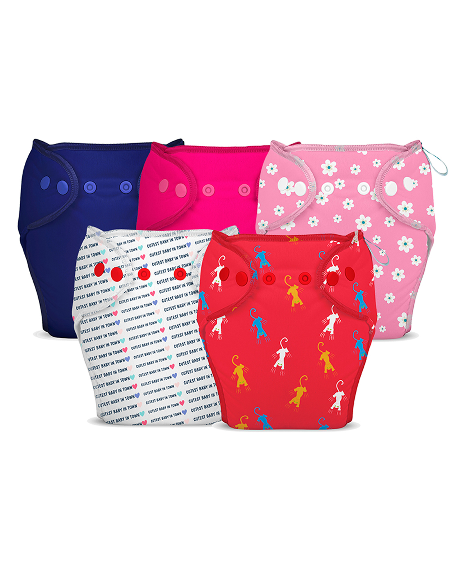 Bumberry Smart Nappy All in One Cloth Diaper-Kit 4-picture-39