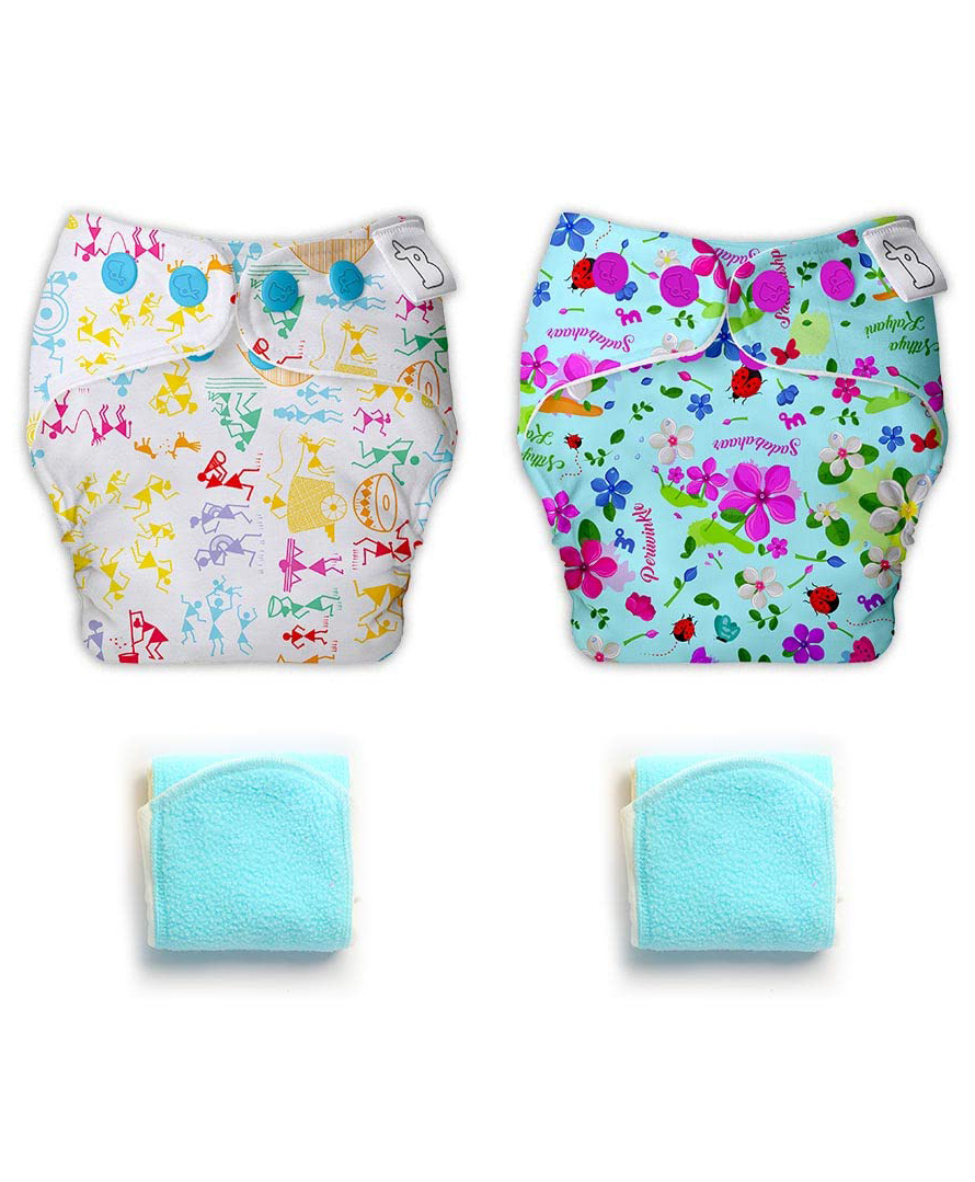 SuperBottoms NEW UNO Freesize Cloth Diaper  Cloth diaper for babies  Washable & Reusable cloth diaper  Comes with cloth diaper insert  Pack of 2-image-23