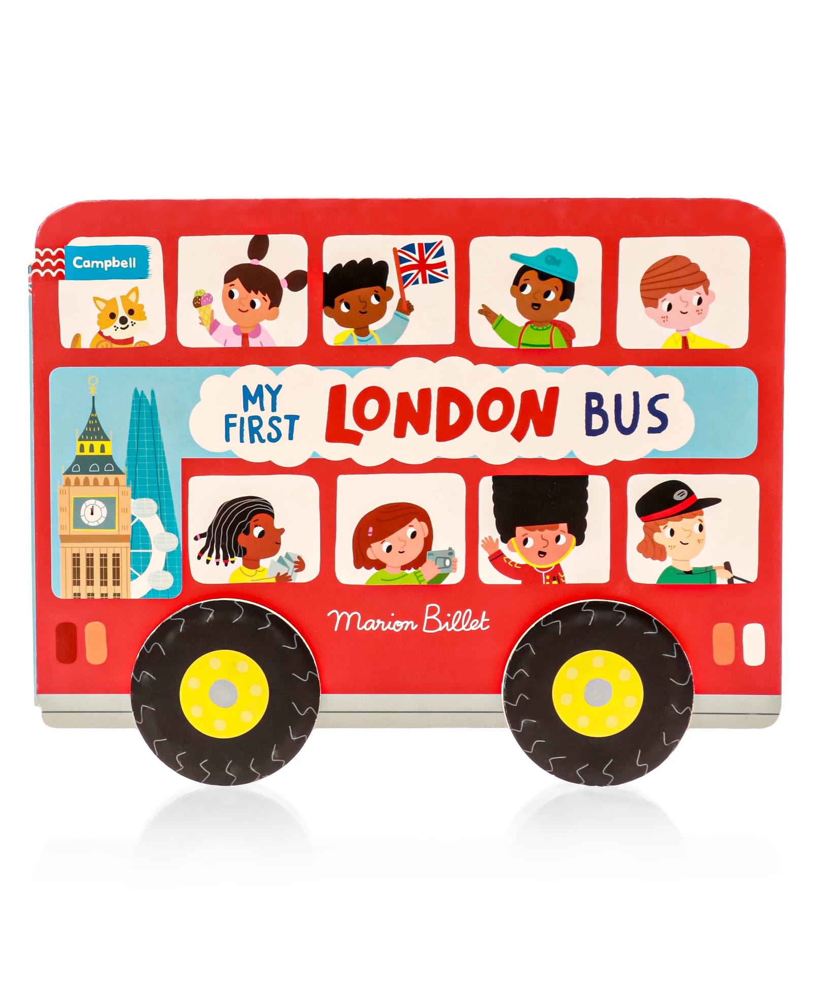 Whizzy Wheels: My First London Bus Board Book By Marion Billet - English-image-39