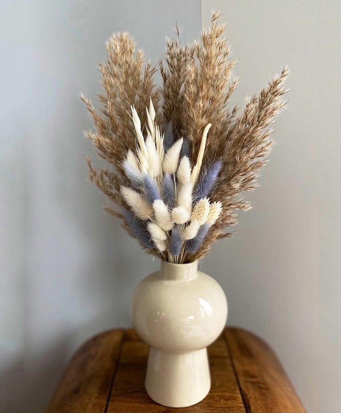 Arte Casa Mushroom Vase With Lilac Bunch-image-22