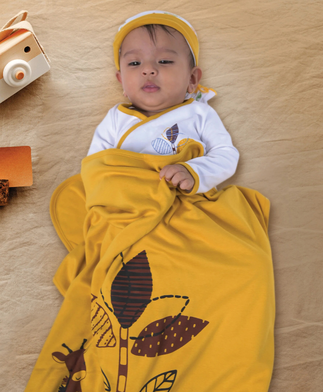 Tiny Lane Jungle Tribe Newborn Baby Blanket-image-10