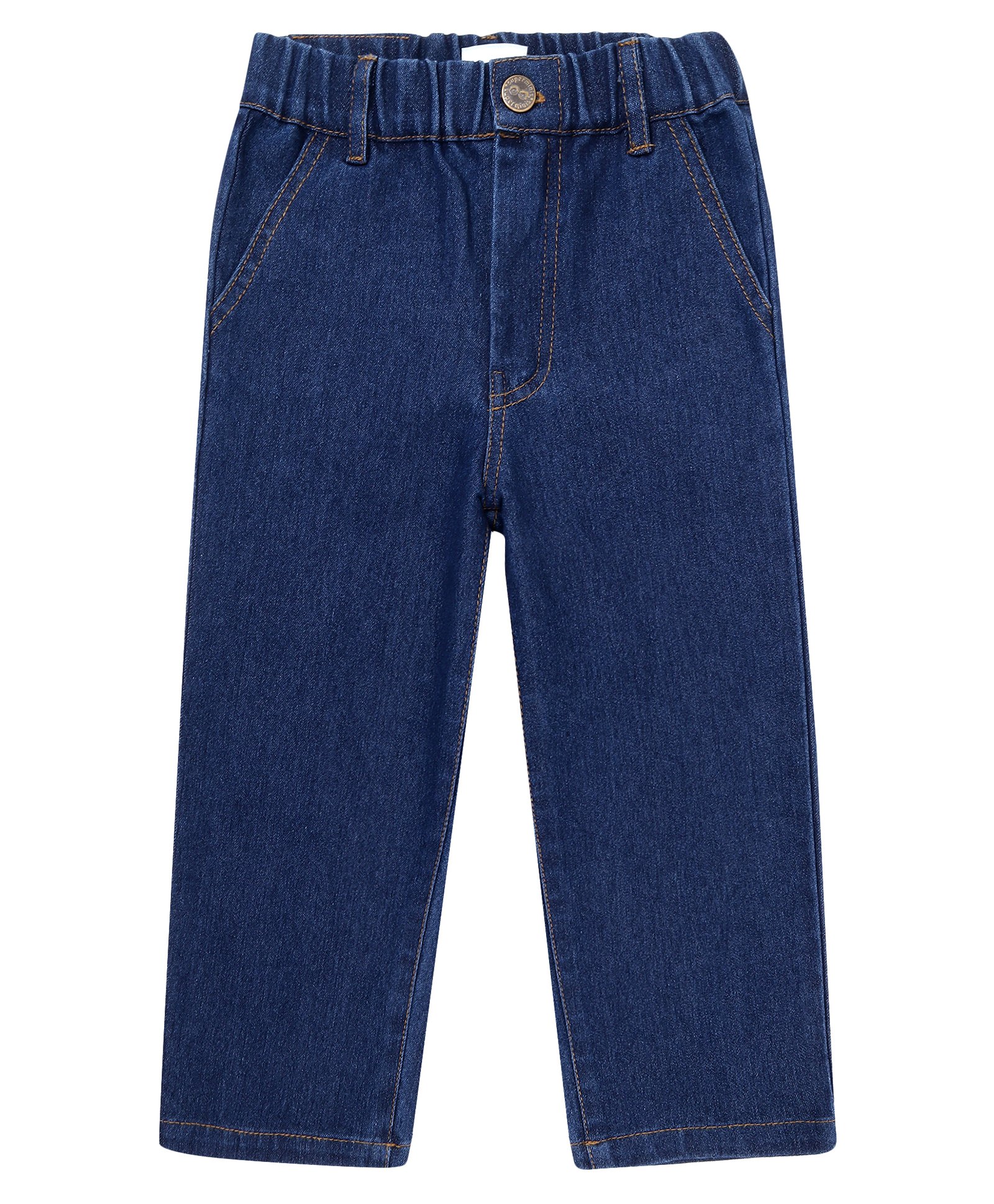 Superminis Cross Pocket Solid Denim Jeans - Blue-picture-19