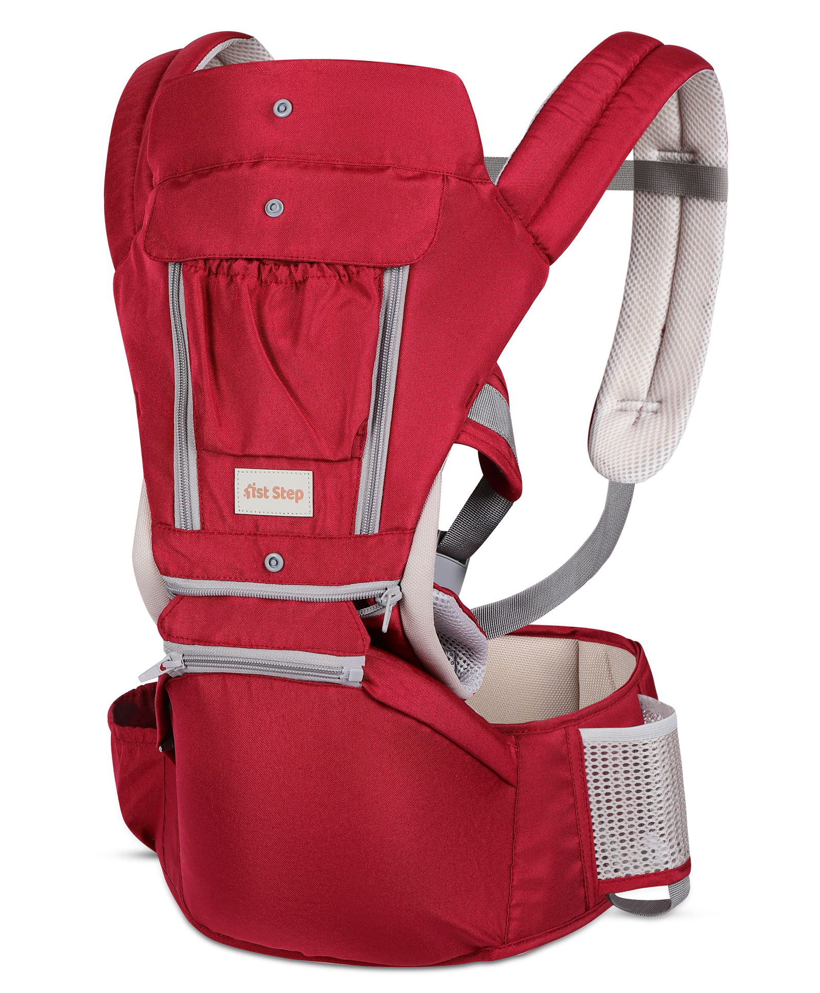 1st Step 5 In 1 Hip Seat Baby Carrier Baby Carrier - Red-picture-36