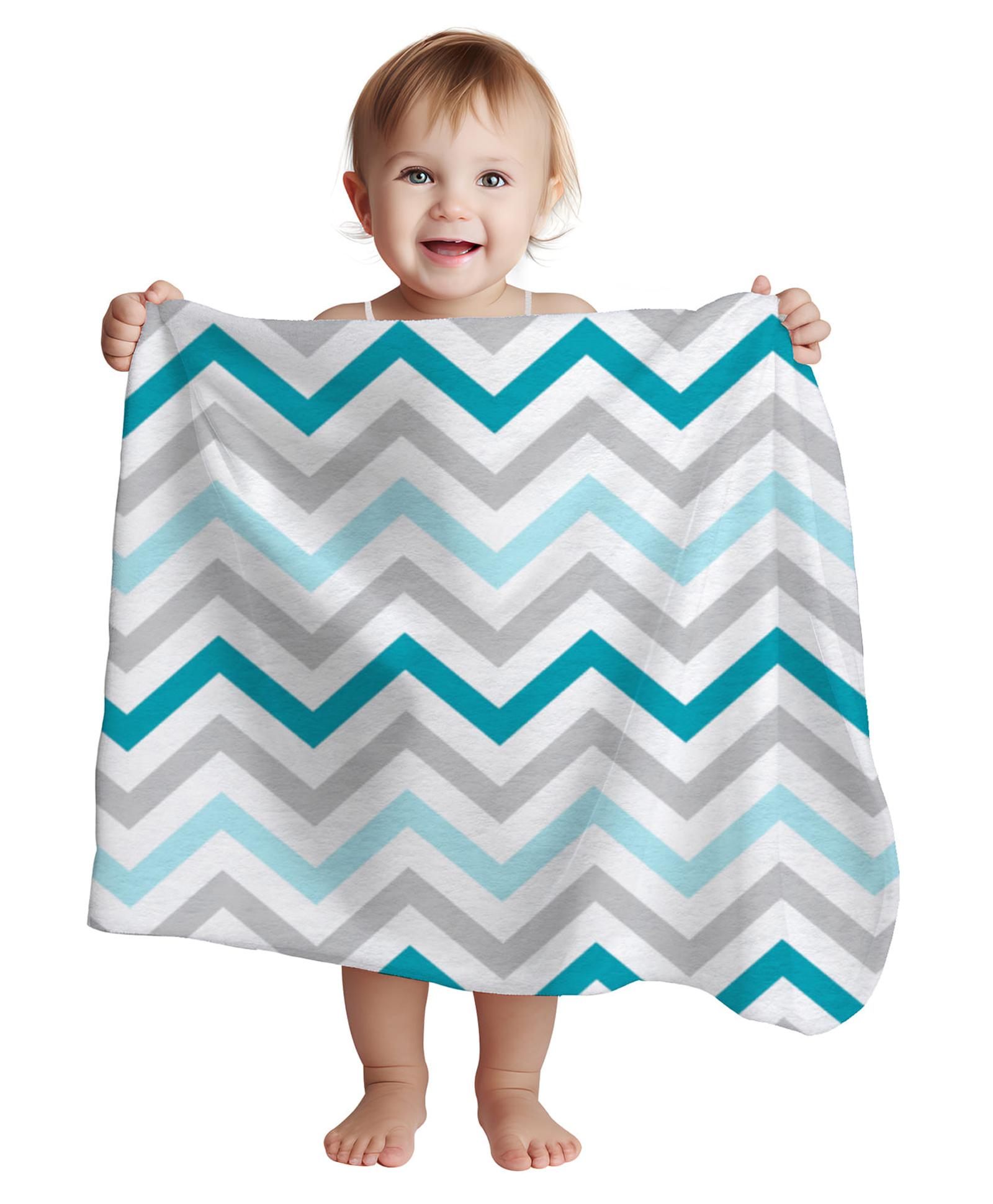 1st Step All Season Blanket - 70 X 100 cm -  Multicolor - Zigzag Print-picture-28