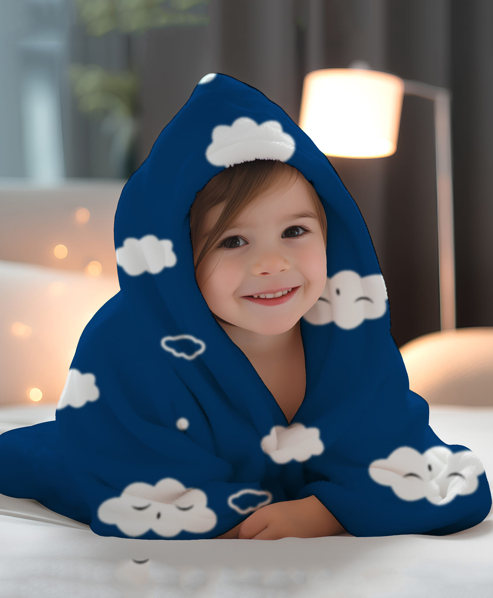 1st Step All Season Blanket - 100 X 140 cm -  Multicolor - Cloud Print-picture-10