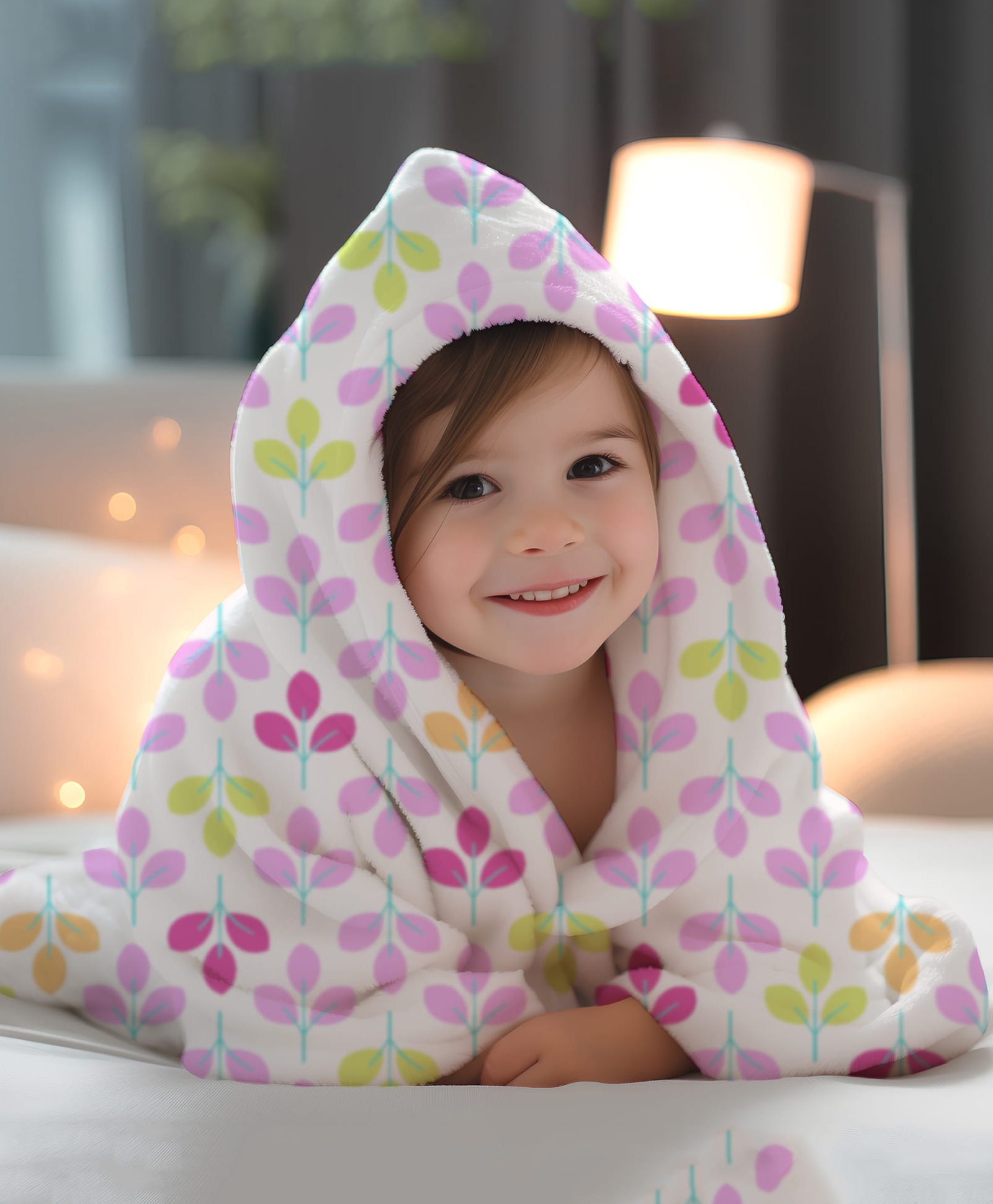 1st Step All Season Blanket - 100 X 140 cm - Multicolor - Leaves Print-picture-10