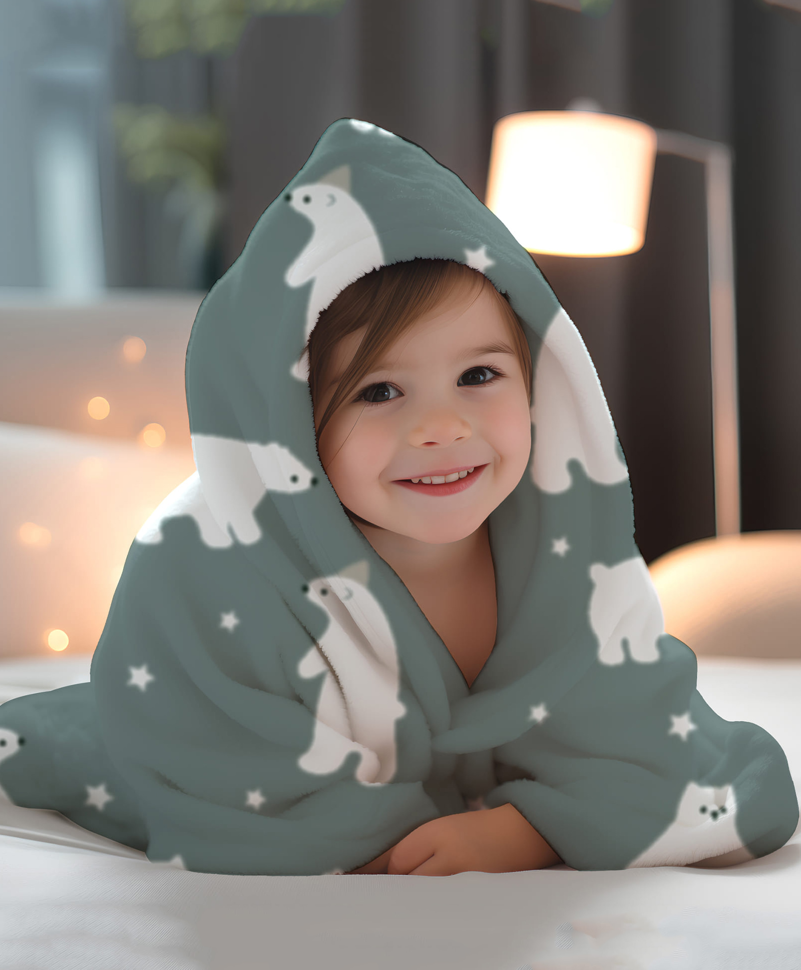 1st Step All Season Blanket - 100 X 140 cm - Multicolor - PolarBear Print-picture-46
