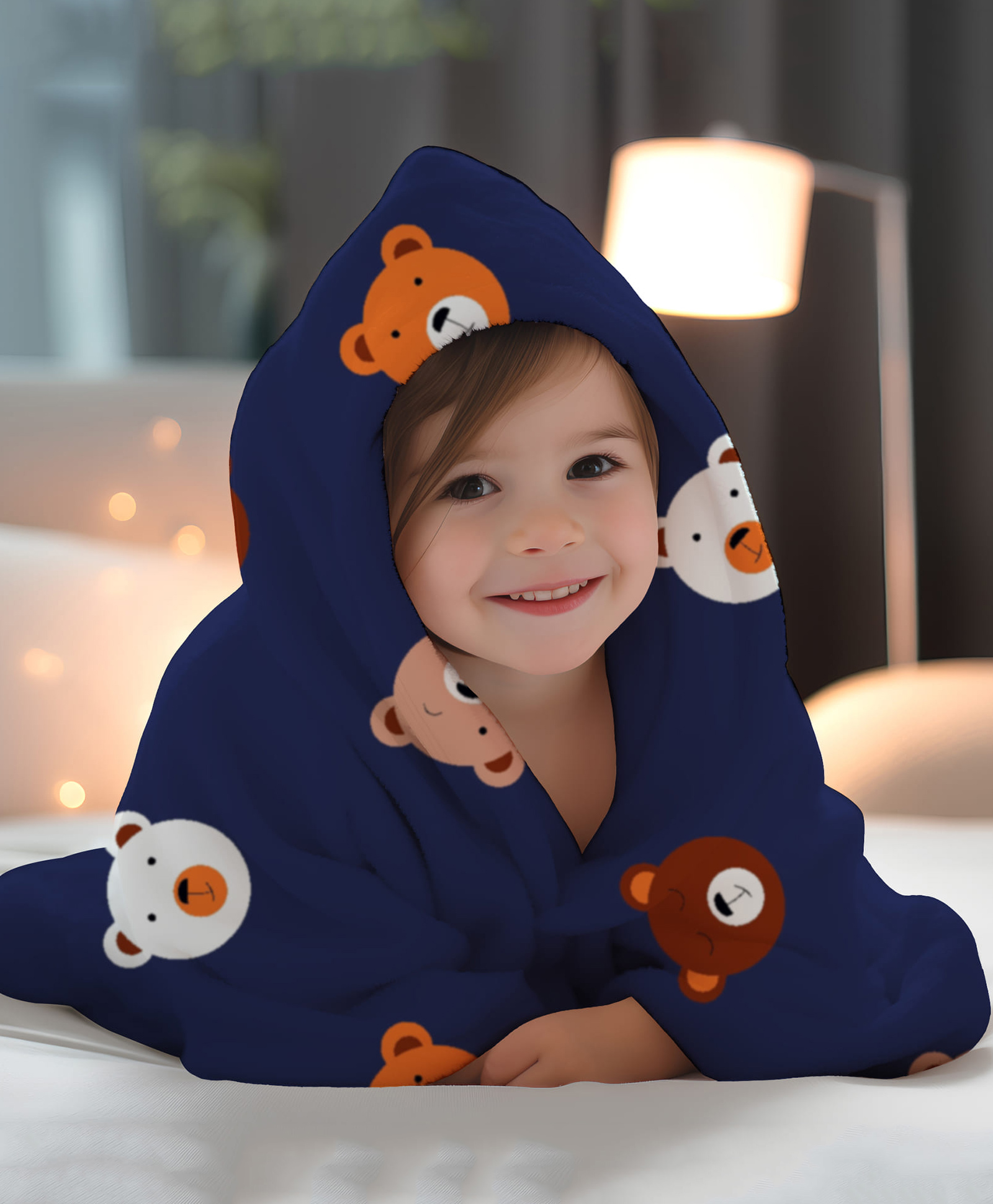 1st Step All Season Blanket - 100 X 140 cm - Multicolor - TeddyBear Print-picture-9