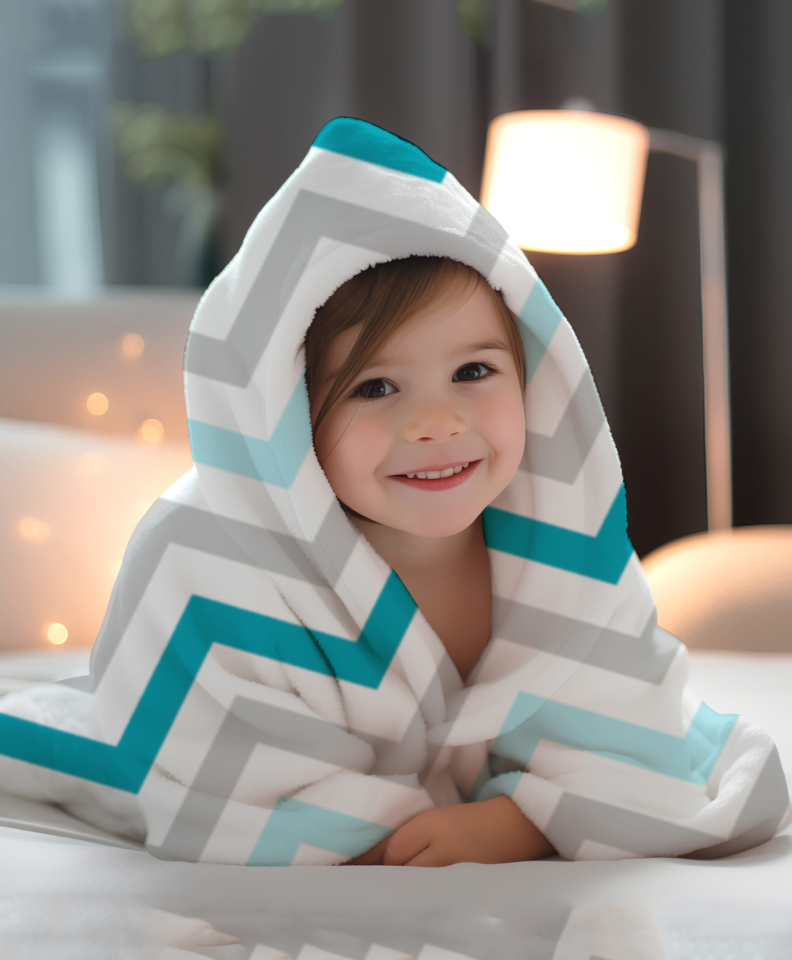 1st Step All Season Blanket - 100 X 140 cm -  Multicolor - ZIgZag Print-picture-7