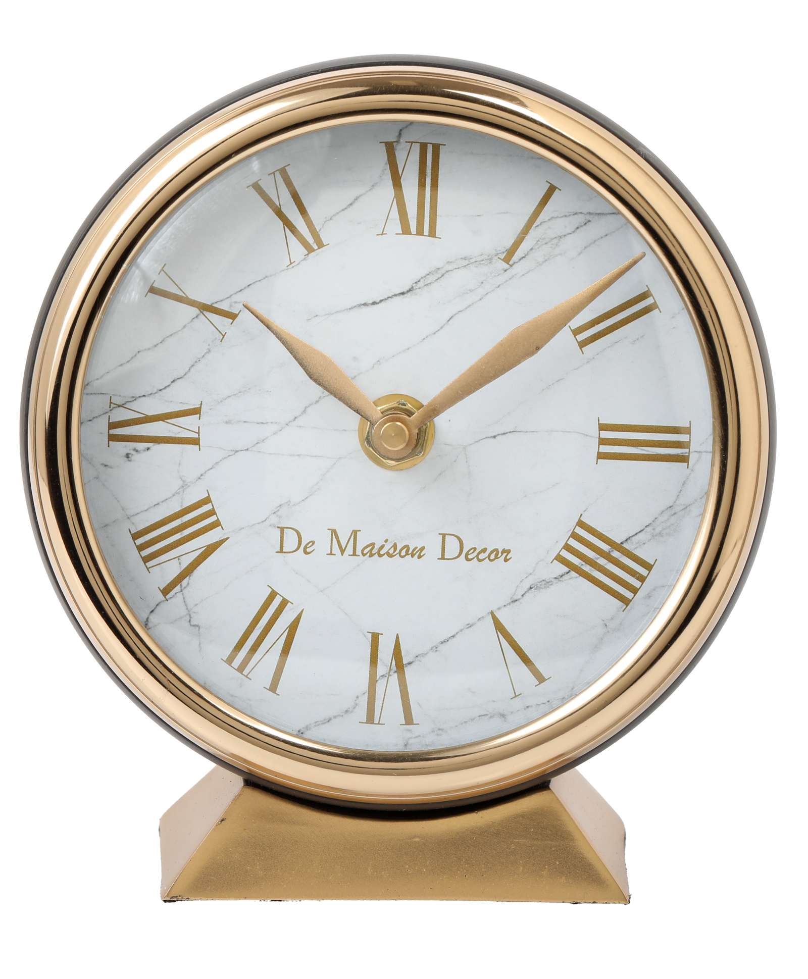 De Maison Decor Mini Table Clock with Gold Dial-picture-16