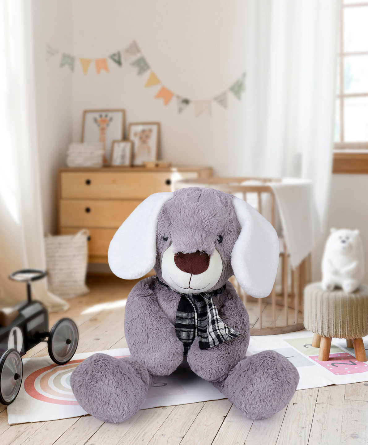 SHAPZE Off-to-work Dogs Darren - Grey Height 34 cm-image-11
