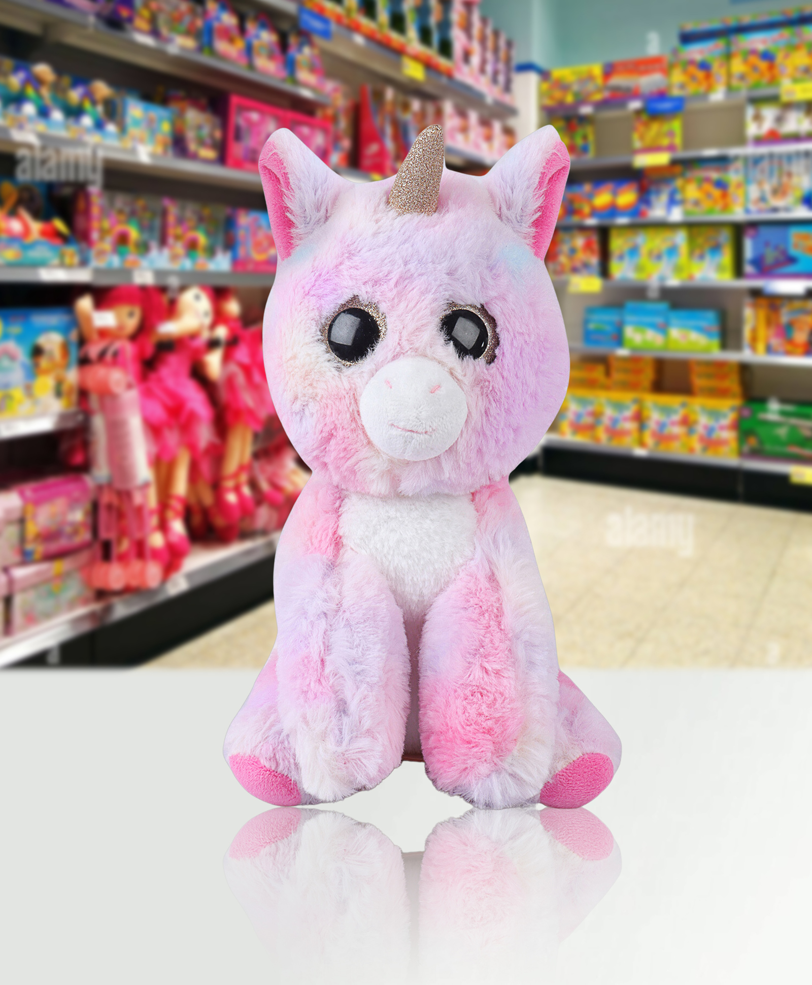 SHAPZE Unicorn Sparkly eyes Rose - Multicolor Pink-image-46