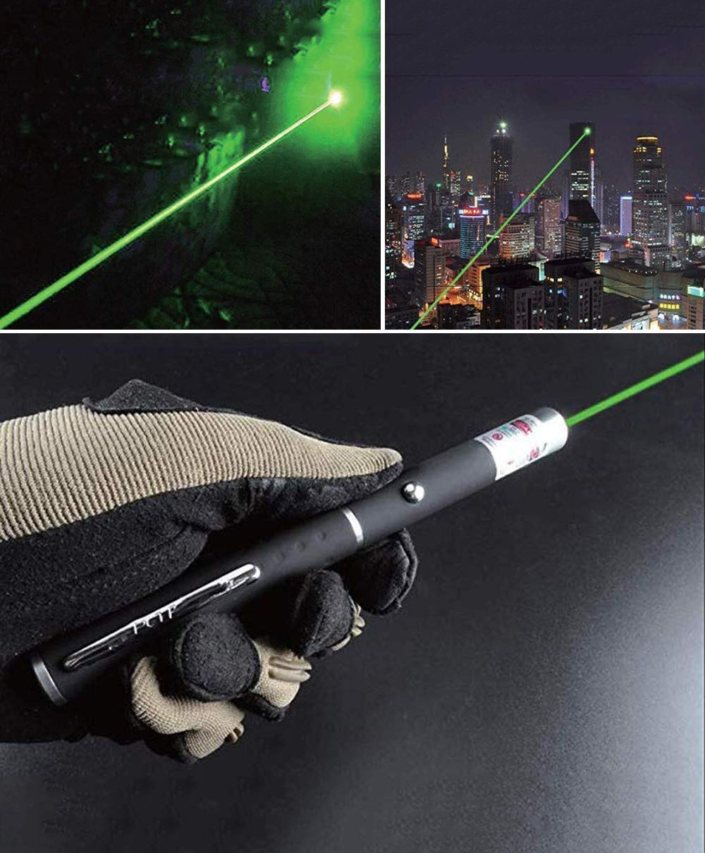 Zyamalox Laser Light Disco Pointer Pen Beam with Adjustable Antena Cap to Change Project Design for Presentation (Assorted colour and Print)-image-2