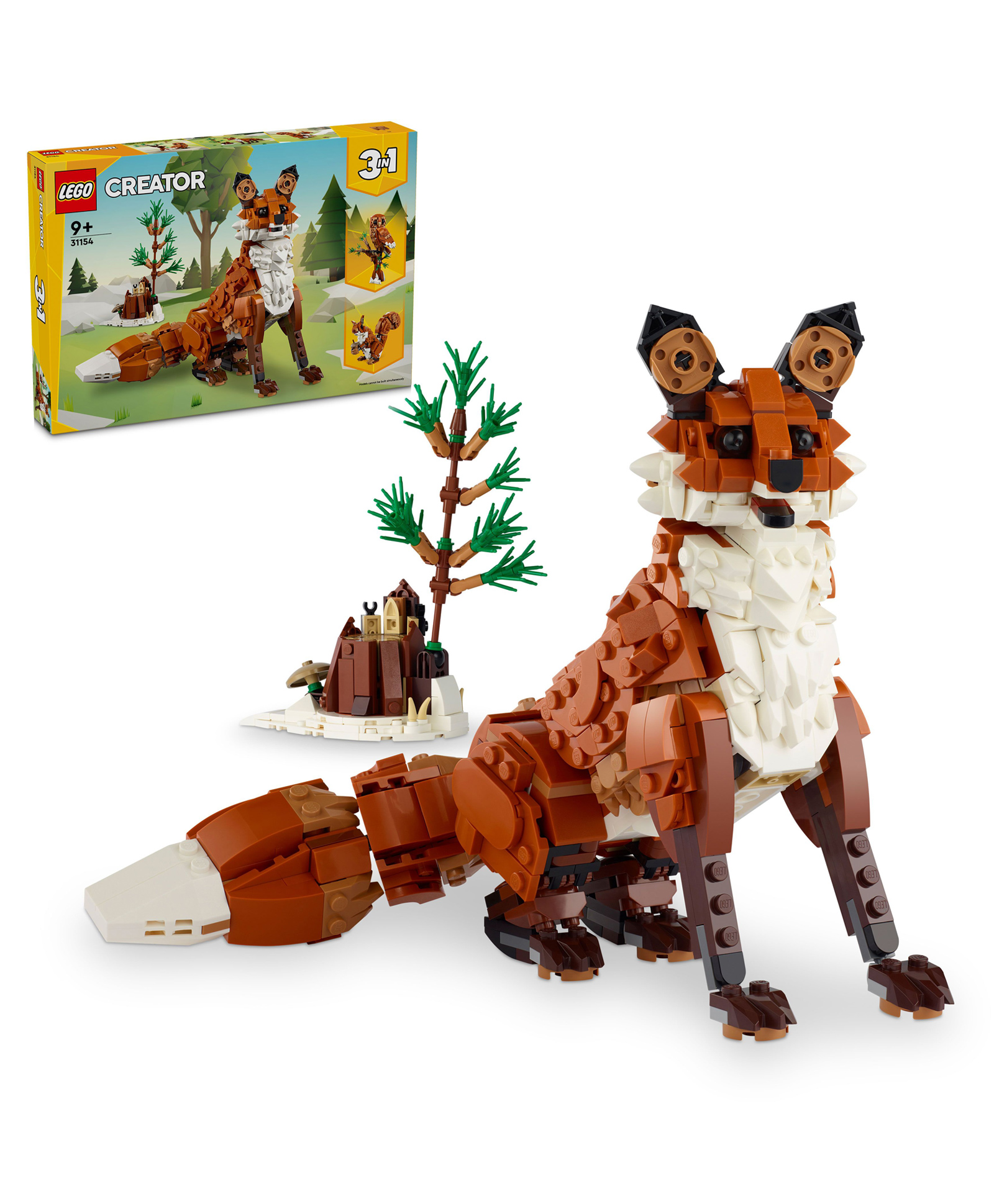 LEGO Creator Forest Animals: Red Fox 3 in 1 Toy 667 Pieces - 31154-picture-24