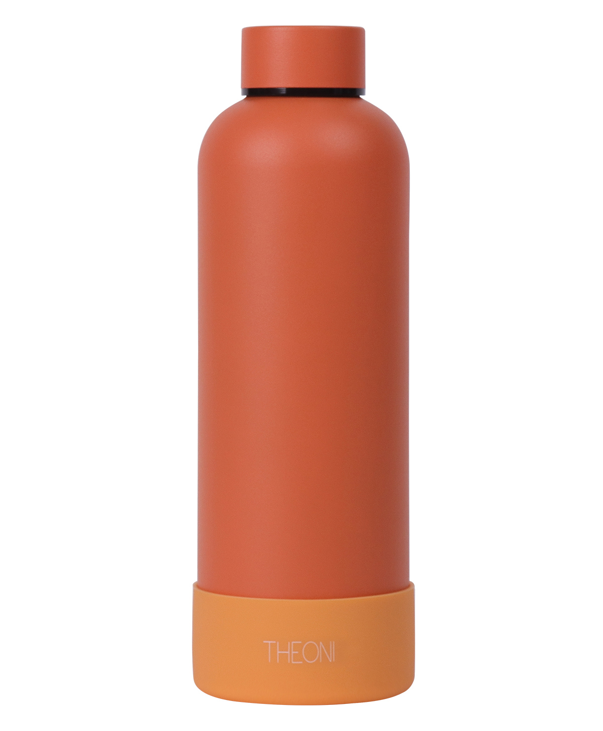 Theoni stainless steel double walled insulated thermos water bottle - Zesty Orange-picture-16