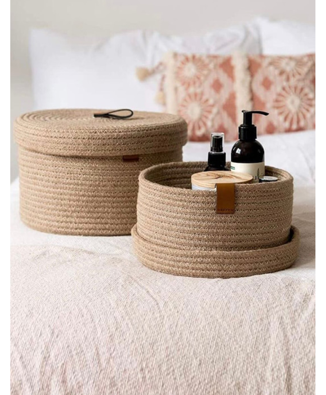 Bajo's  SET OF 2 Organiser Box brown-picture-11