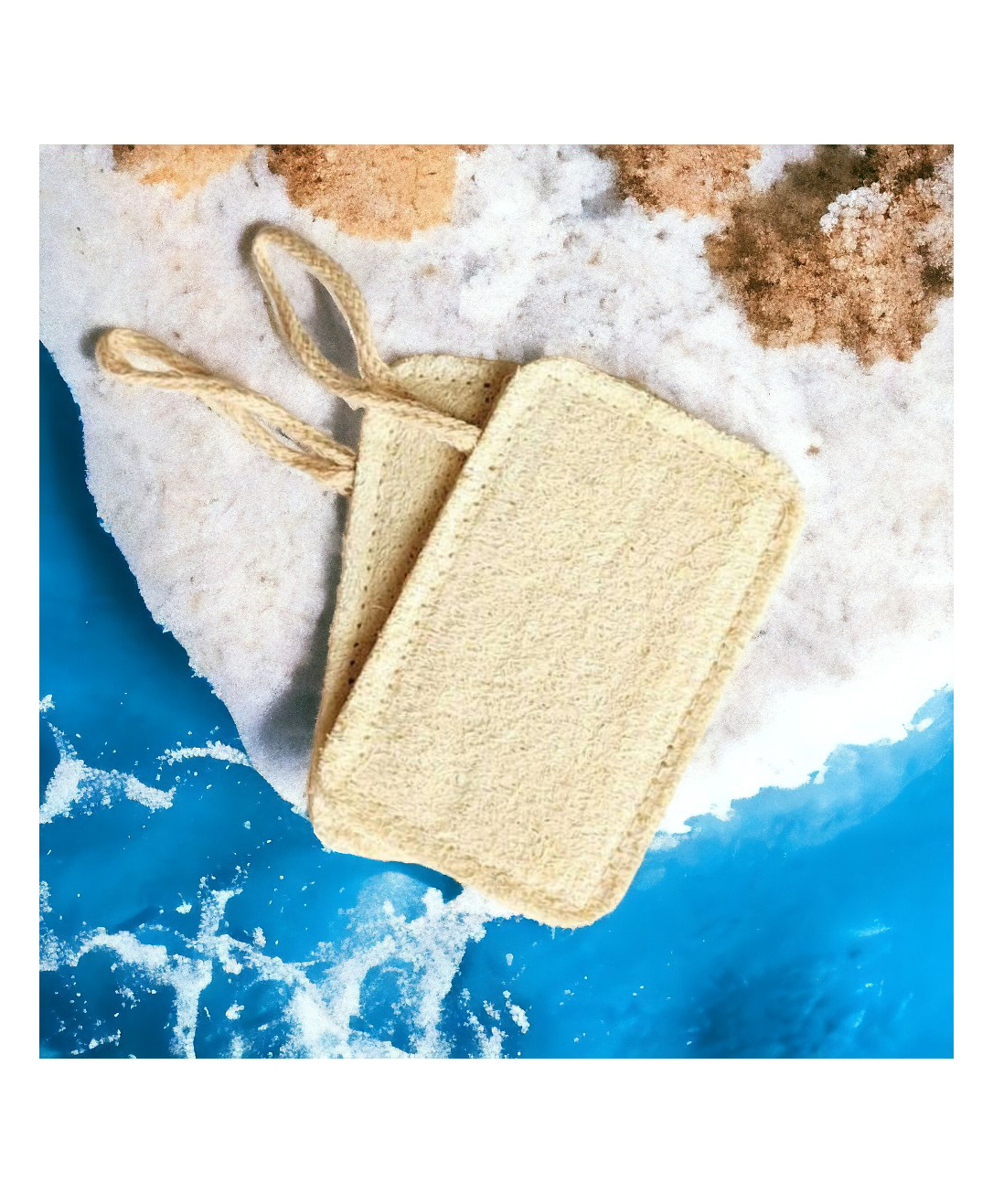 On Earth Natural Loofah Body Scrubber- Pack of 2 - Rectangle Shape-picture-28