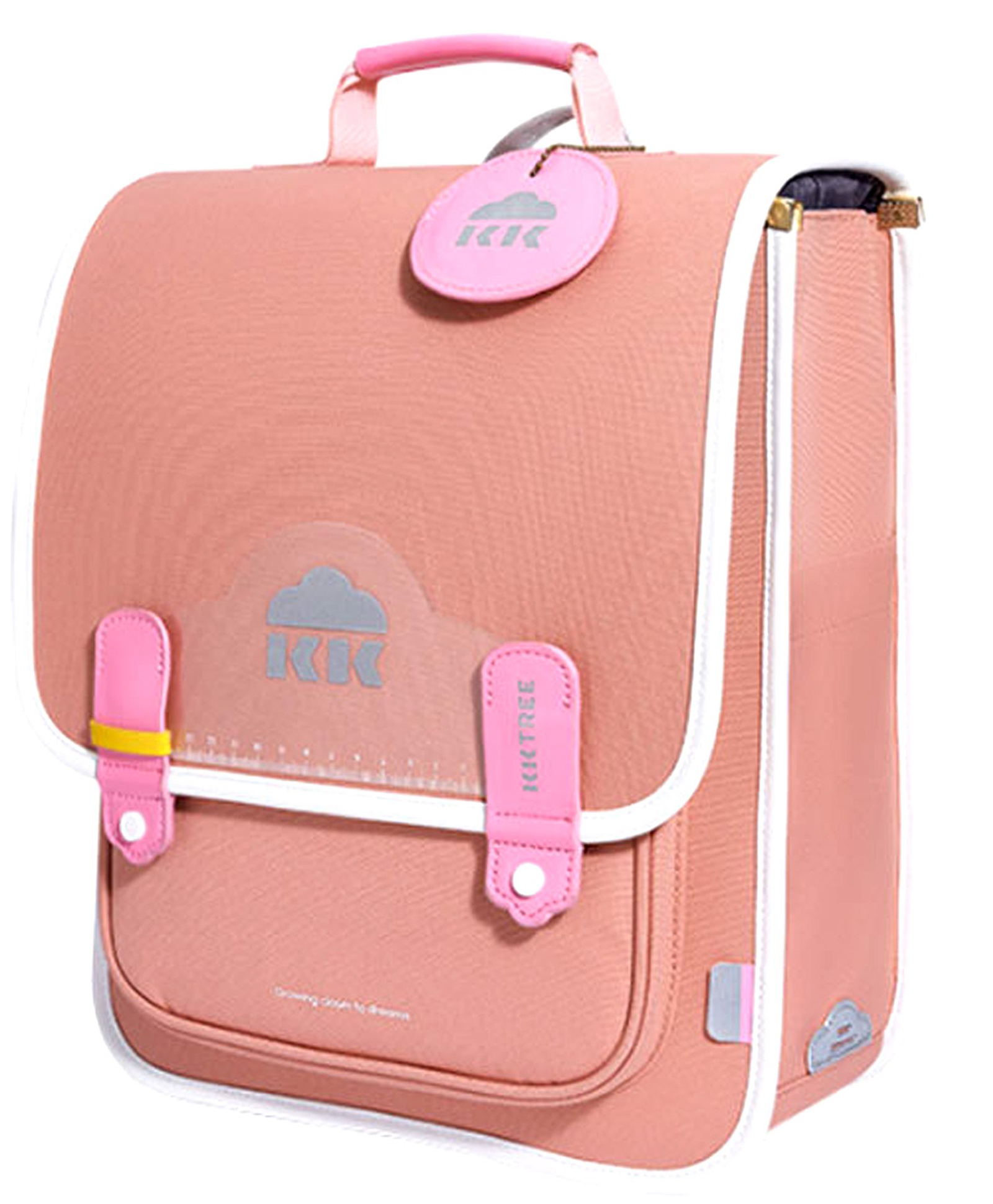 Little Surrpise Box Coral Peach Rectangle style Backpack for Kids  Large-15 Inches-image-49
