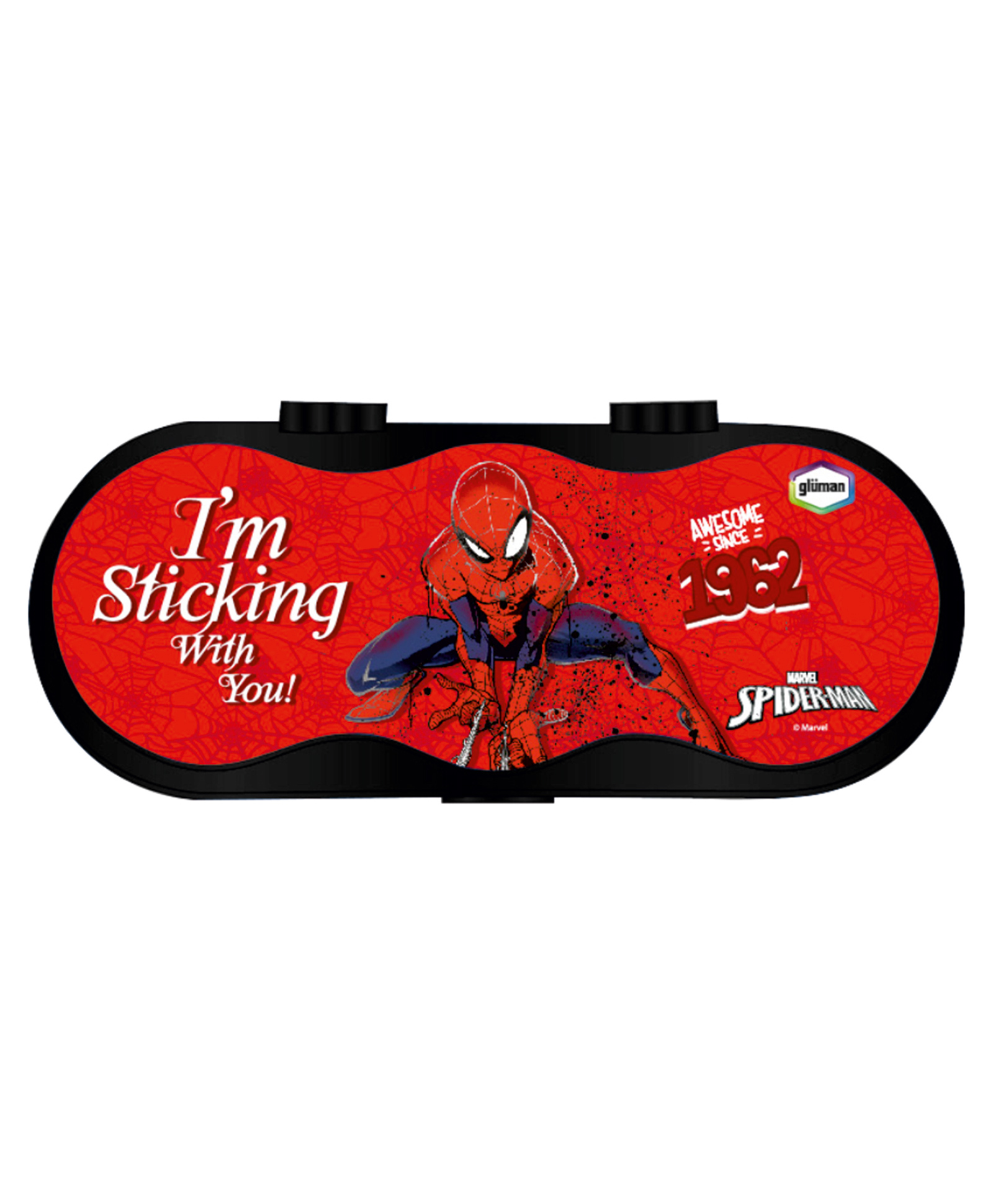 Disney by Gluman  3D Peapod Pencil Box with Clip Locks Spiderman Print - Red-image-29