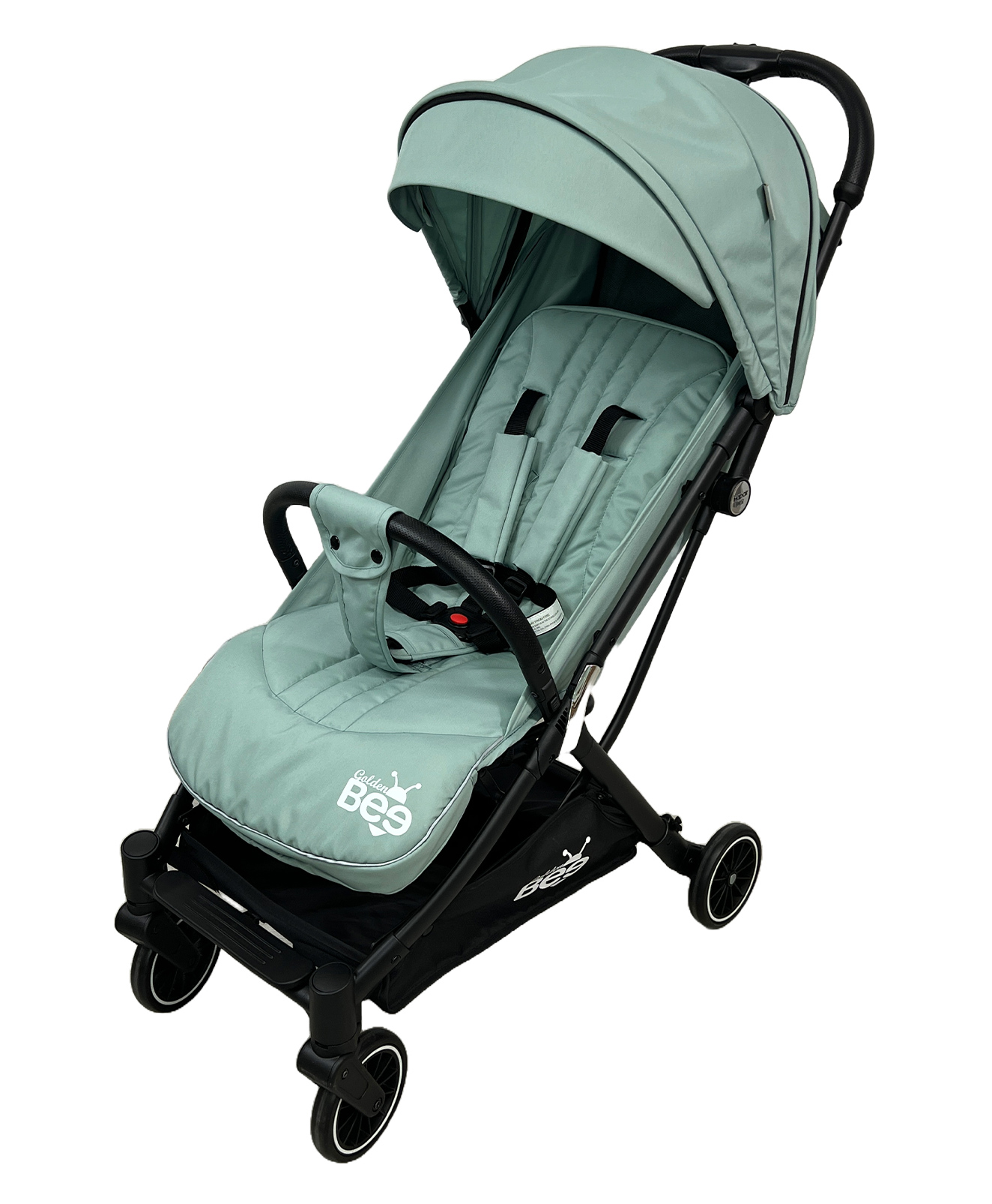 Golden Bee Galaxy Ride Baby Stroller/Parm Premium Lightweight Air Travel Friendly Stroller with One Click Fold & Soft Cushioned Seat (English Green)-picture-19