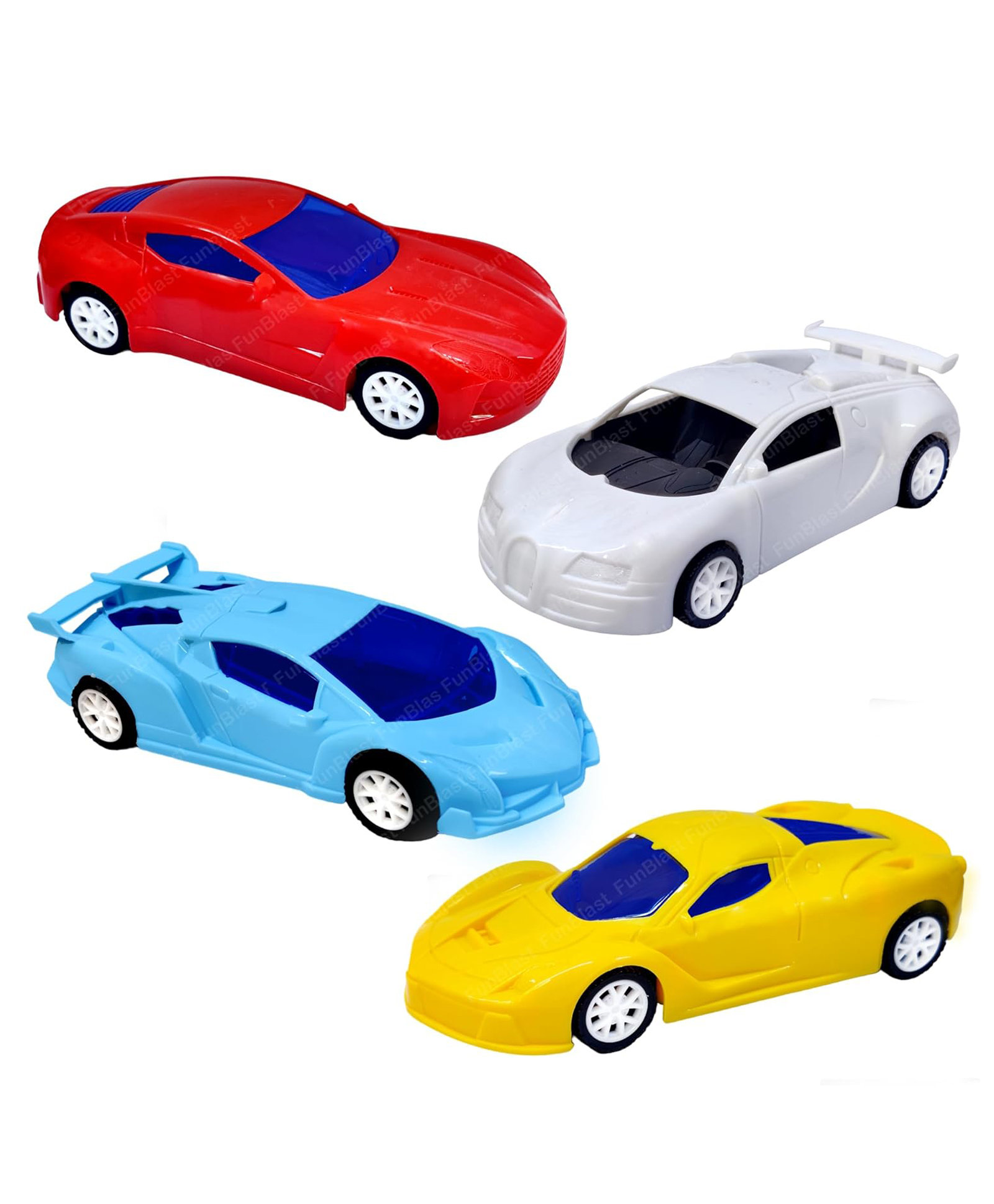 FunBlast Pull Back Car Toys for Kids  Pack of 4 Multicolor-image-45