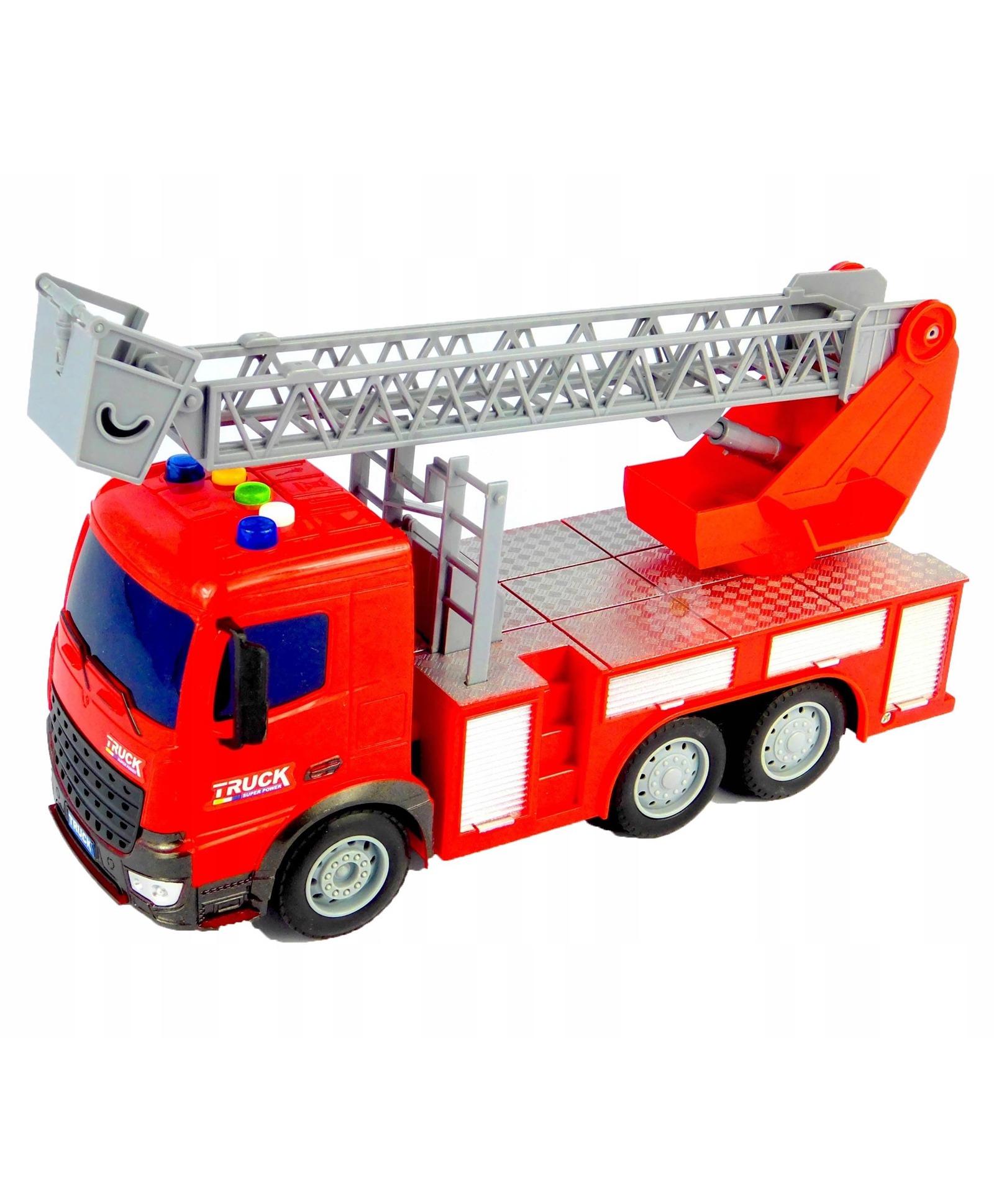 FunBlast Fire Rescue Truck Toy with Light & Sound  Multicolor-image-35