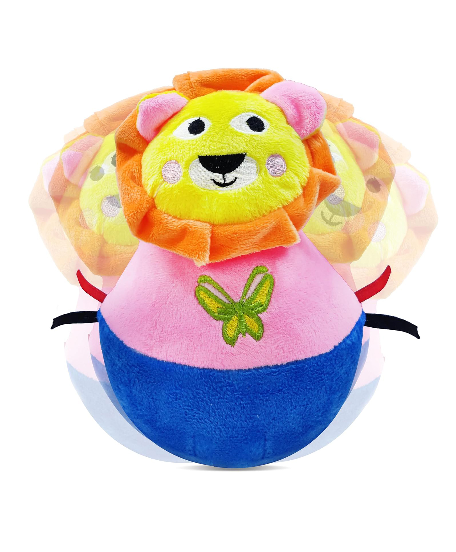 FunBlast Lion Shape Roly Poly Soft Toy for New Born Baby-image-14