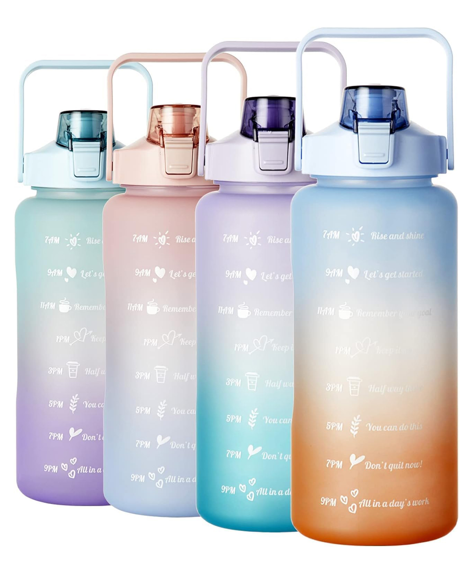 FunBlast Motivational Water Bottle with Time Marker  Random Color-picture-31