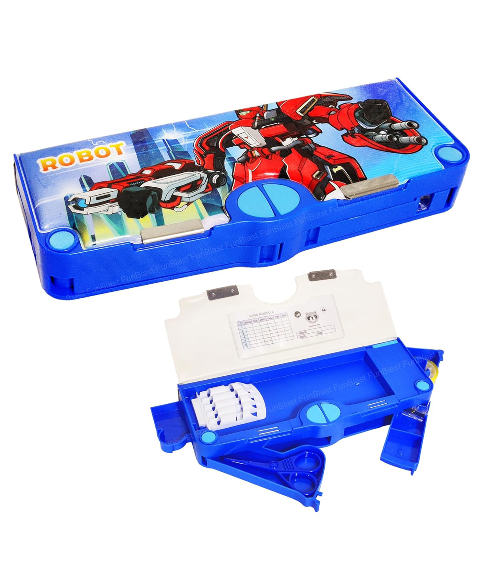 FunBlast Cartoon Theme Magnetic Pencil Box for Kids  1 Pc Print May Vary-picture-28